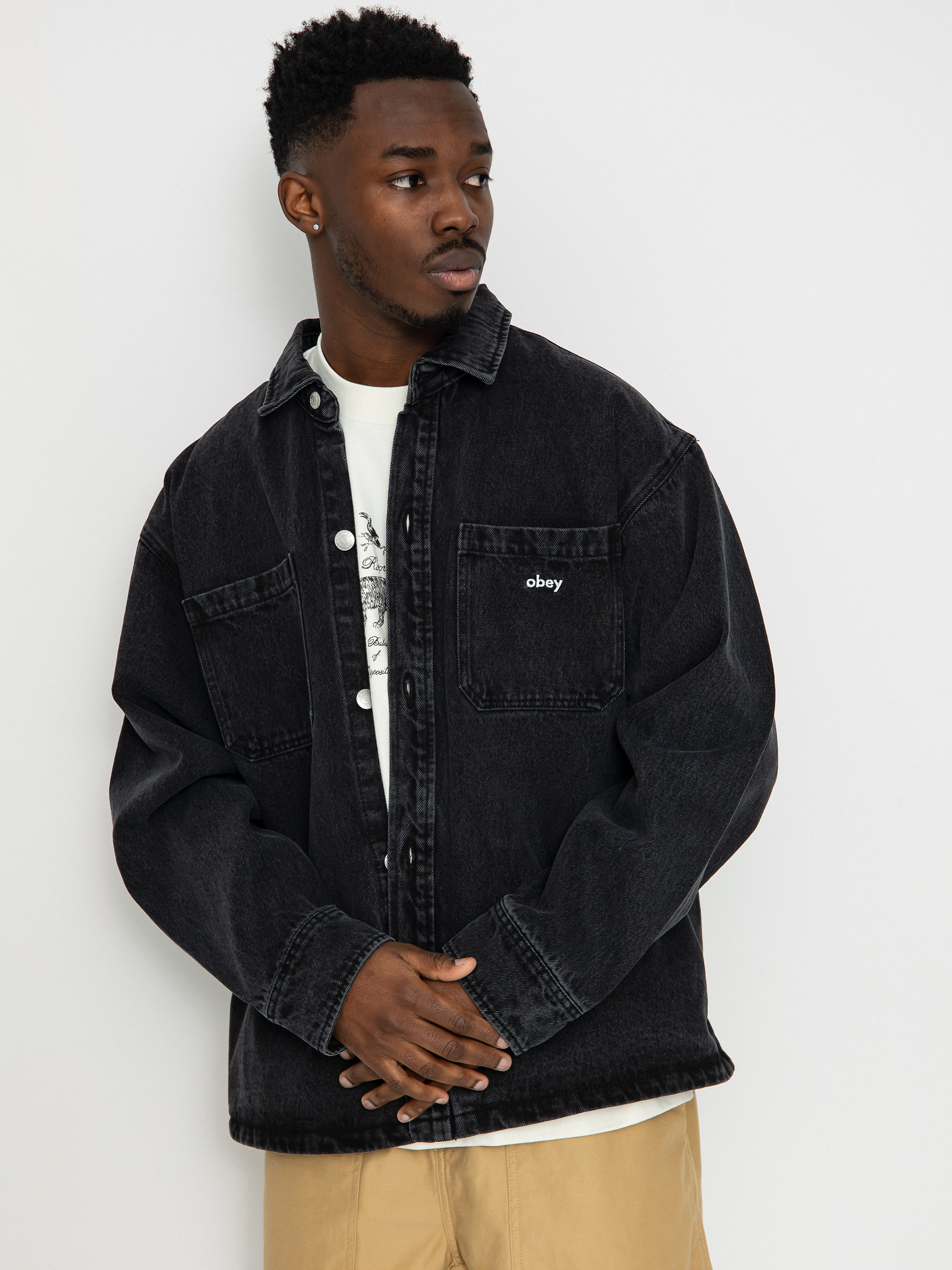 OBEY Winston Jacket (faded black)