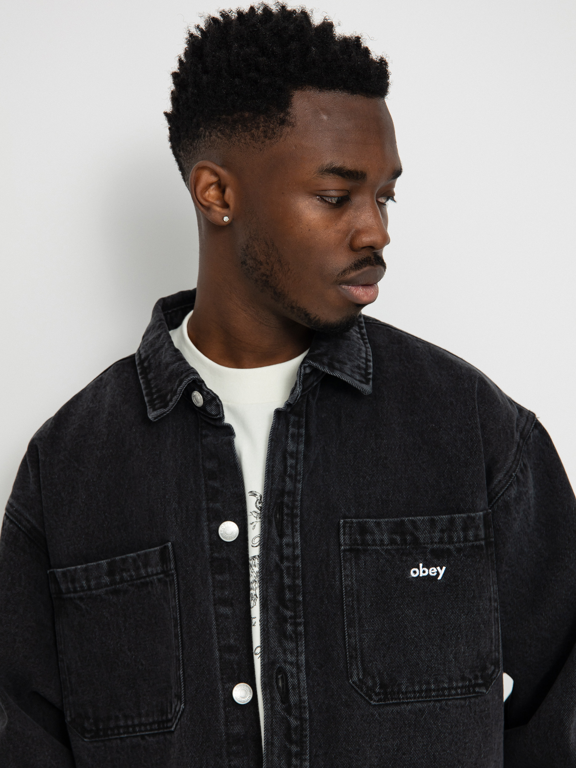 OBEY Winston Jacket (faded black)