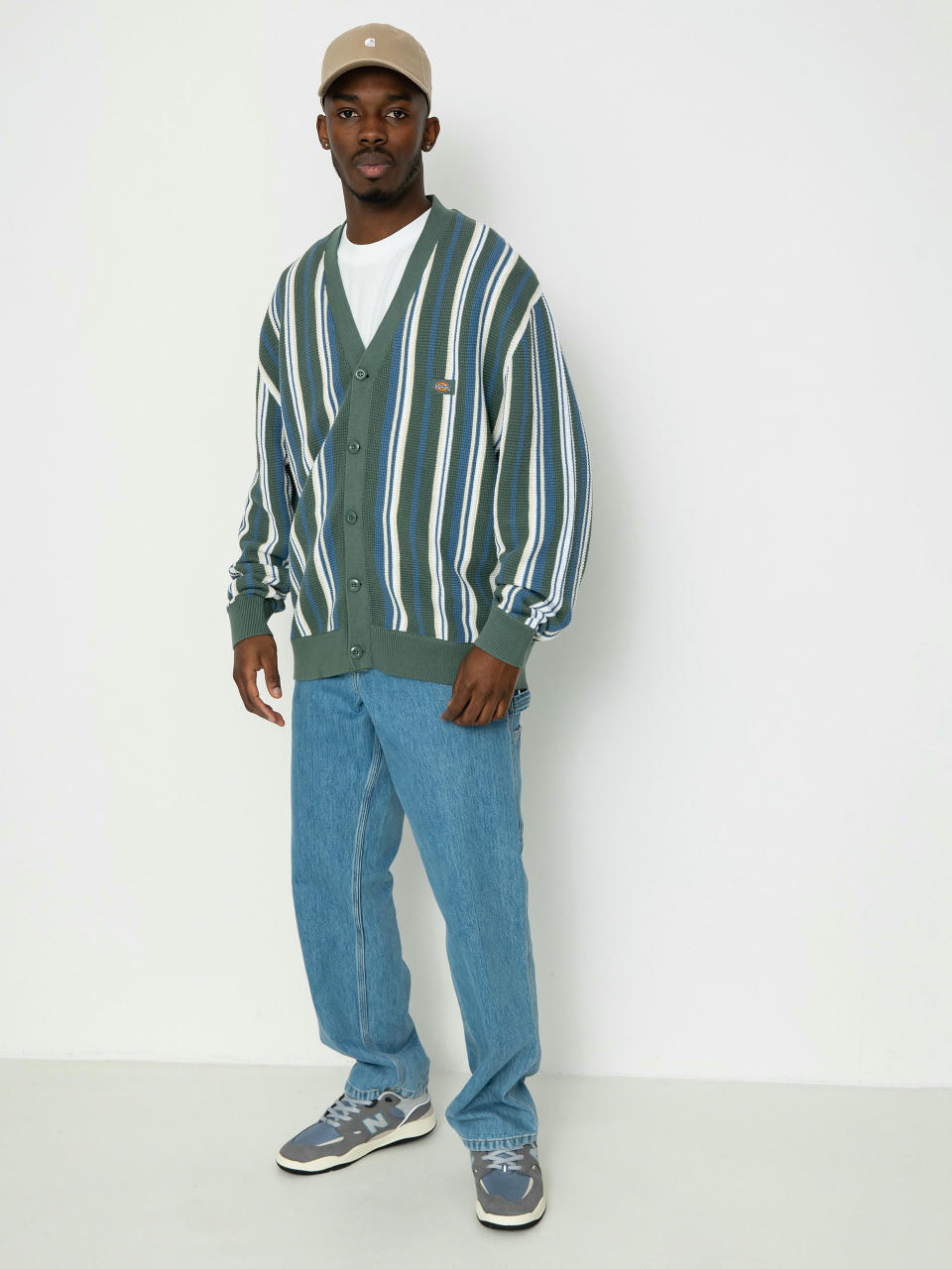 Dickies Glade Spring Cardigan Sweater (vrticl yd stipe coronet)