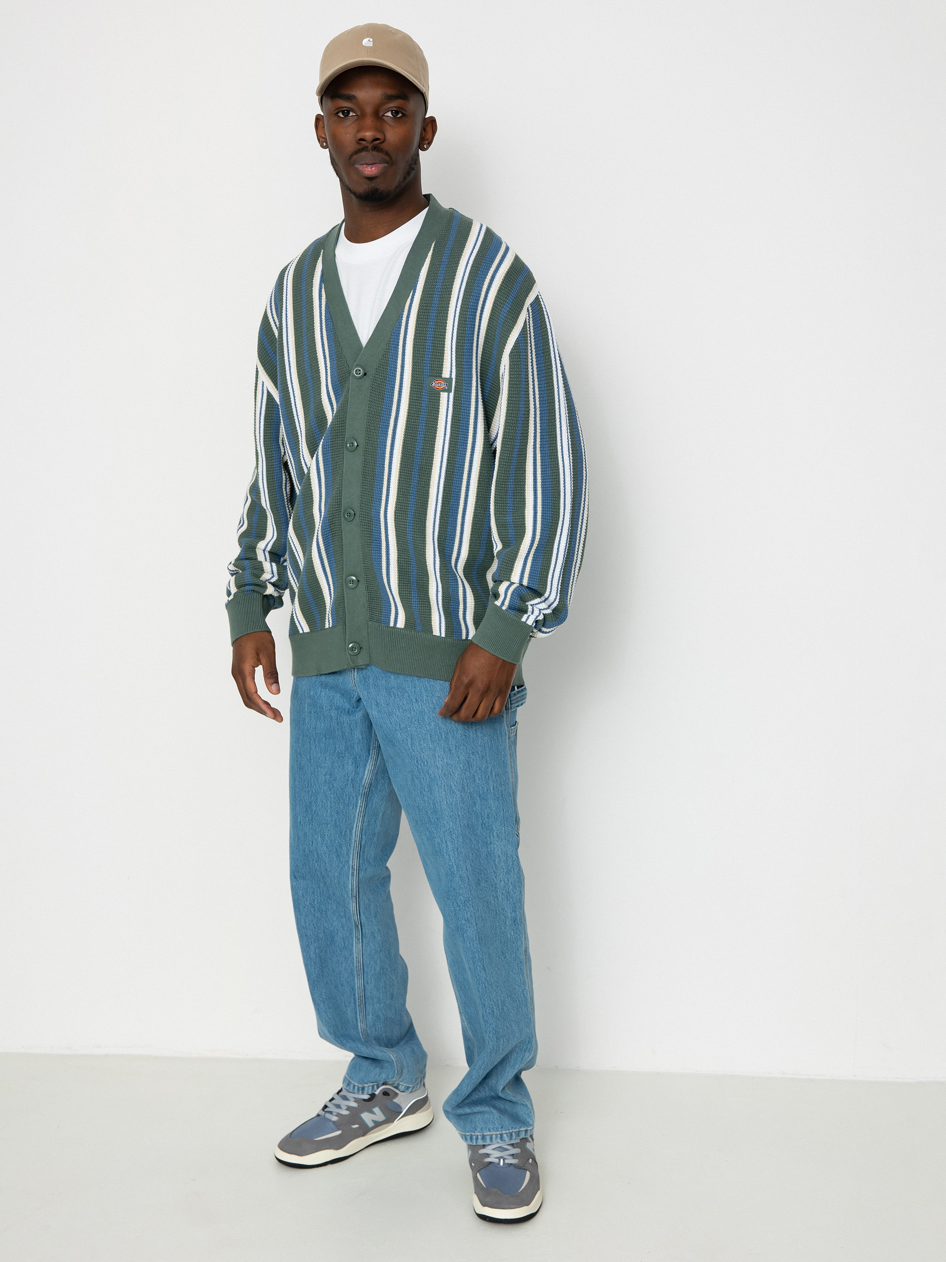 Dickies Glade Spring Cardigan Sweater (vrticl yd stipe coronet)