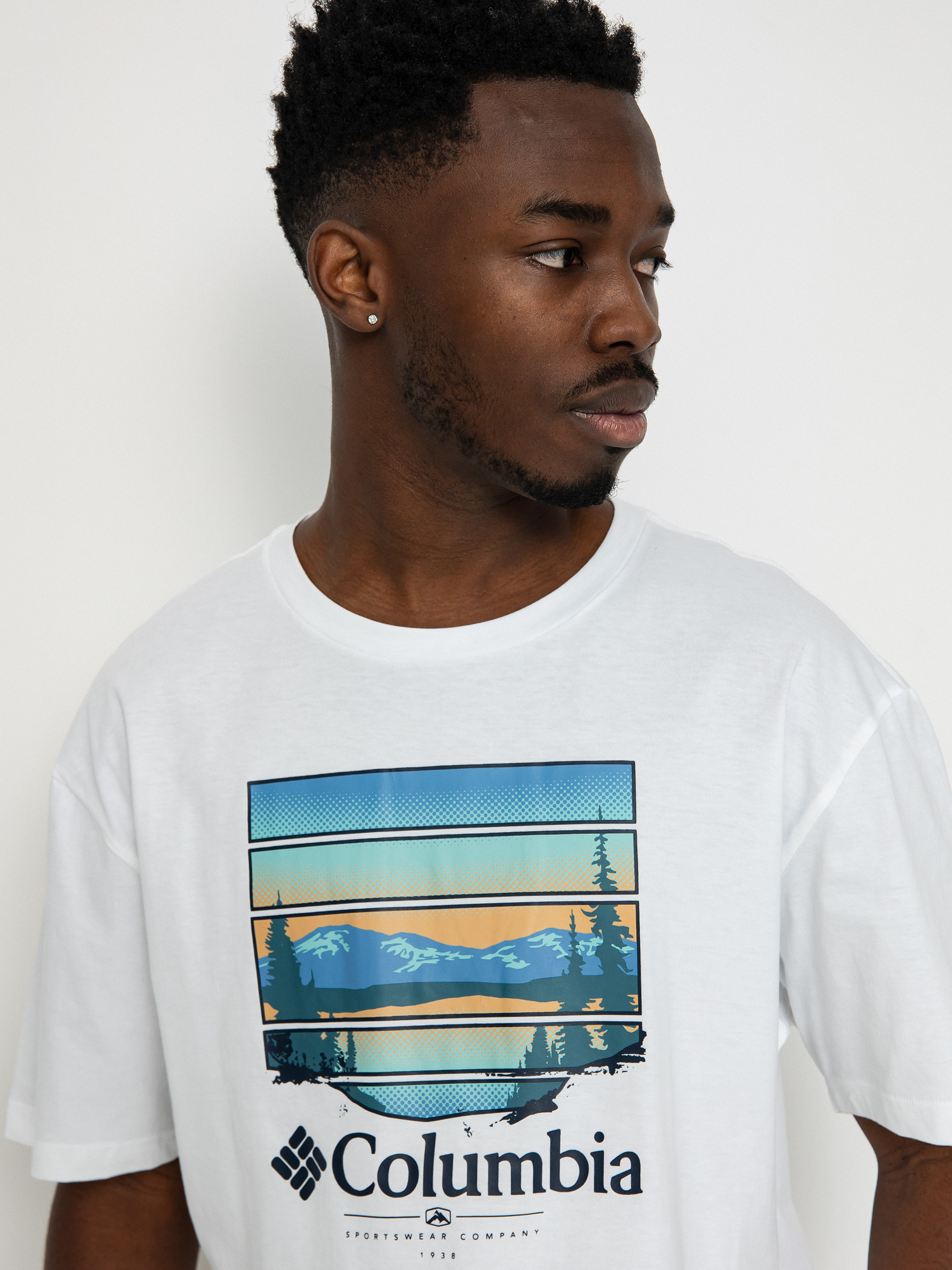 Columbia Path Lake II T-Shirt (white/colorful vista)