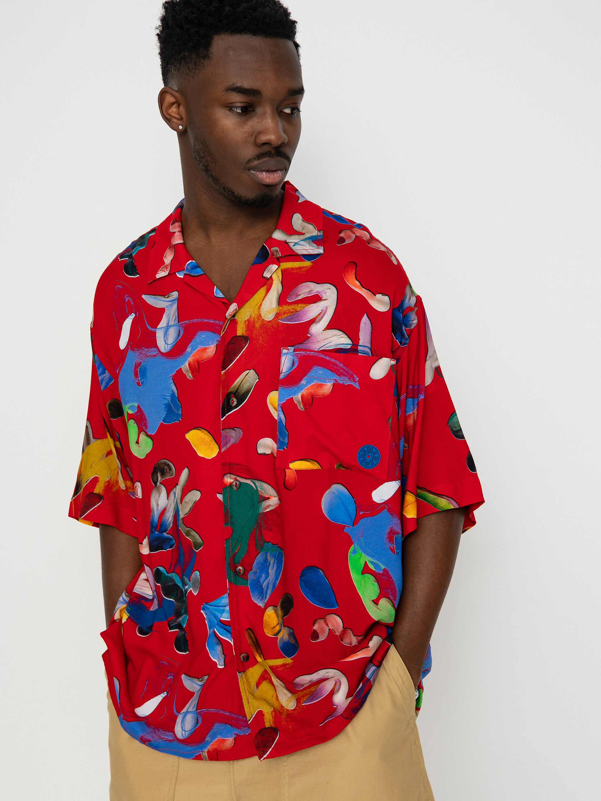 Element Resort Blochold Shirt Shirt (red)