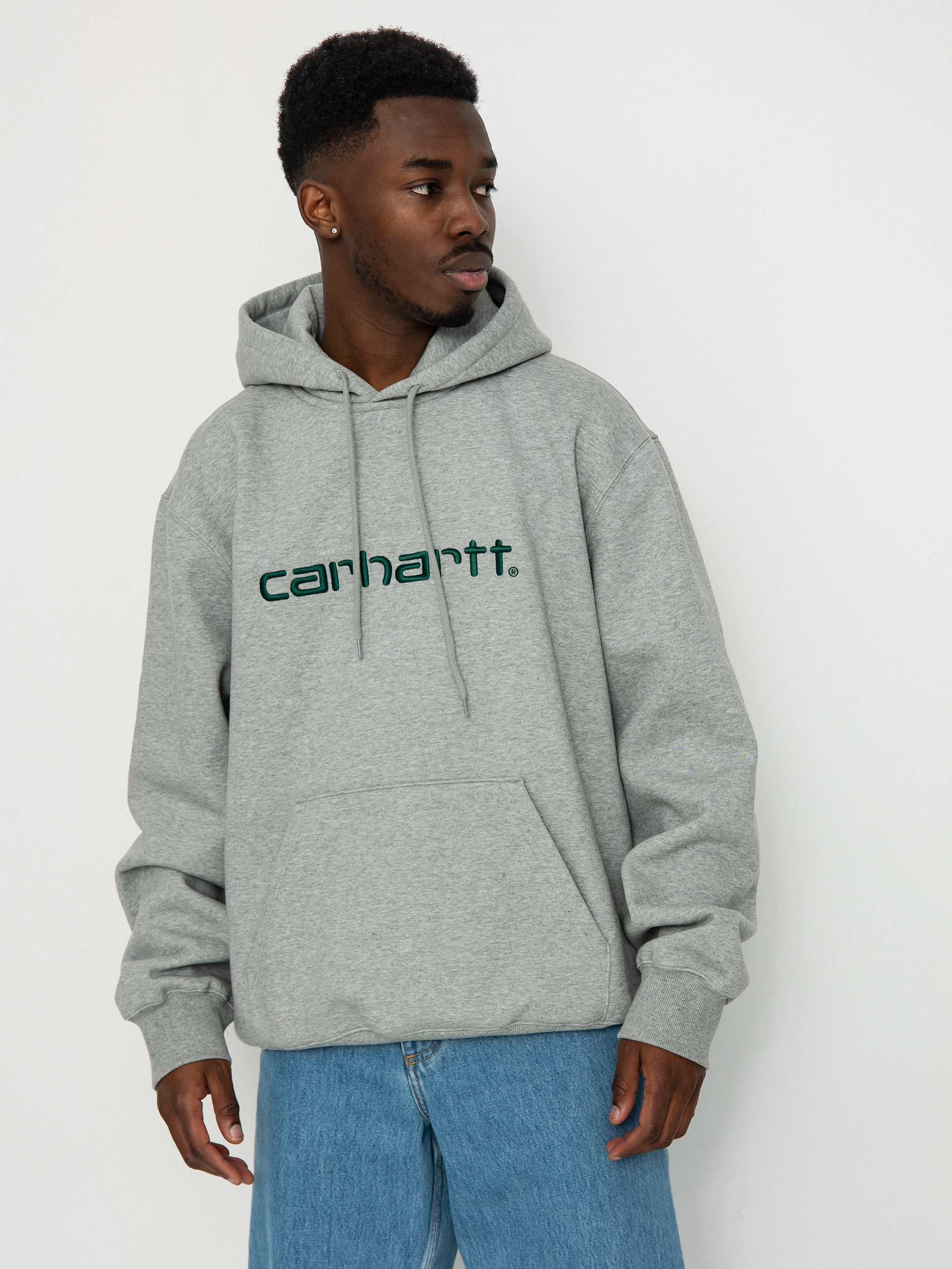 Carhartt WIP Hoodie Carhartt HD (grey heather/chervil)