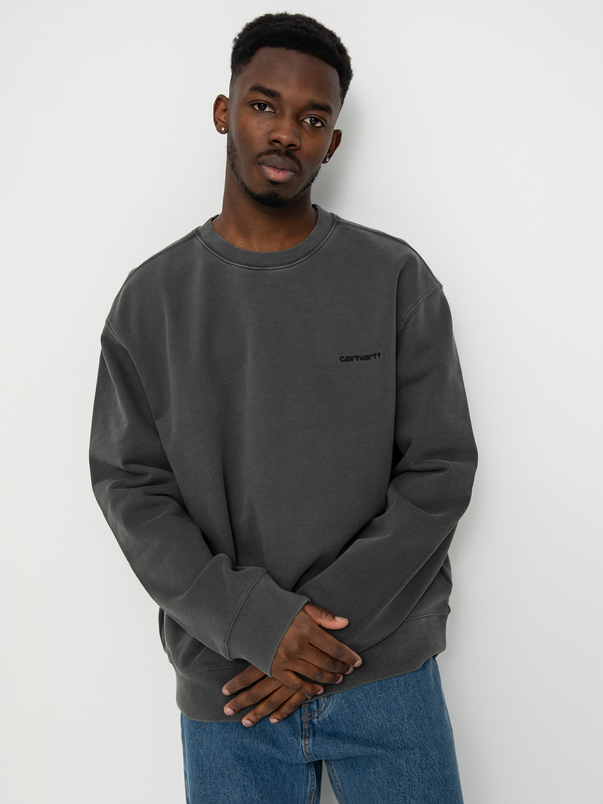 Carhartt WIP Duster Script Sweatshirt (black)