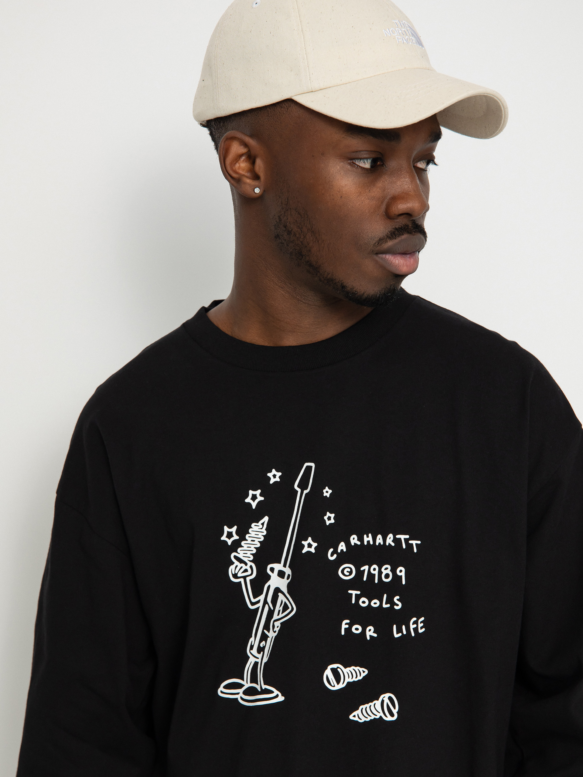 Carhartt WIP Tools For Life Longsleeve (black/white)