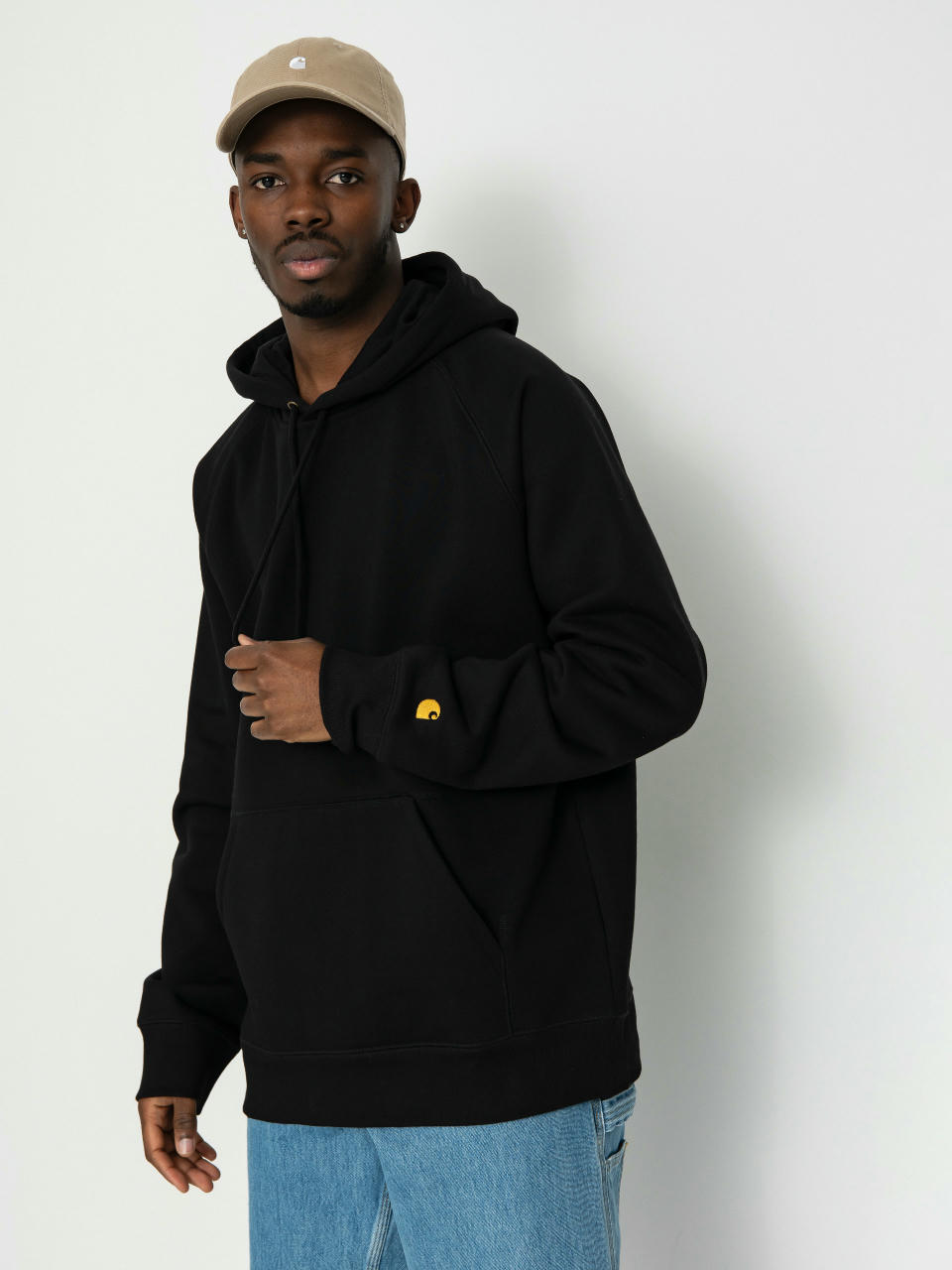 Carhartt WIP Hoodie Chase HD (black/gold)