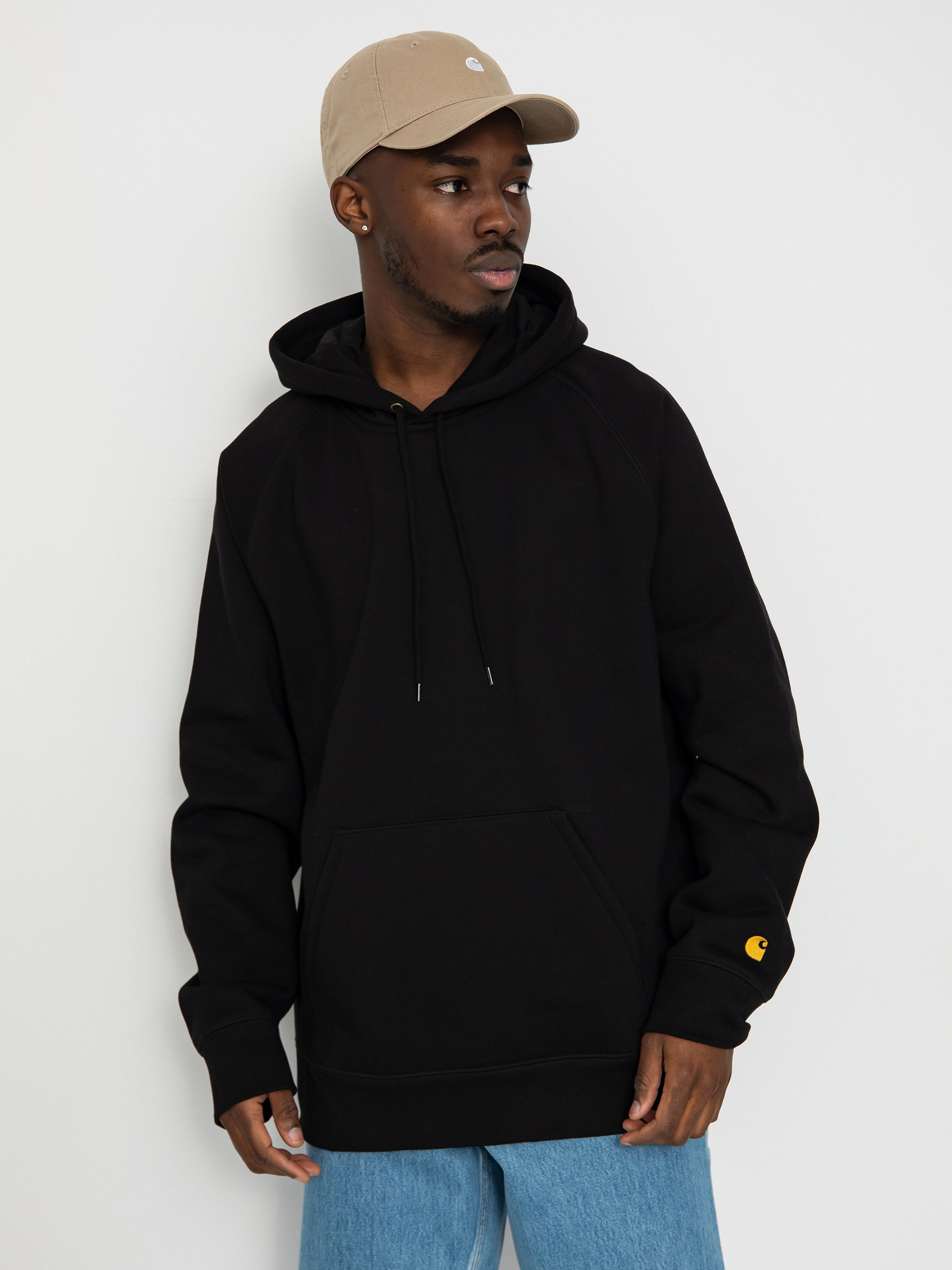 Carhartt WIP Hoodie Chase HD (black/gold)