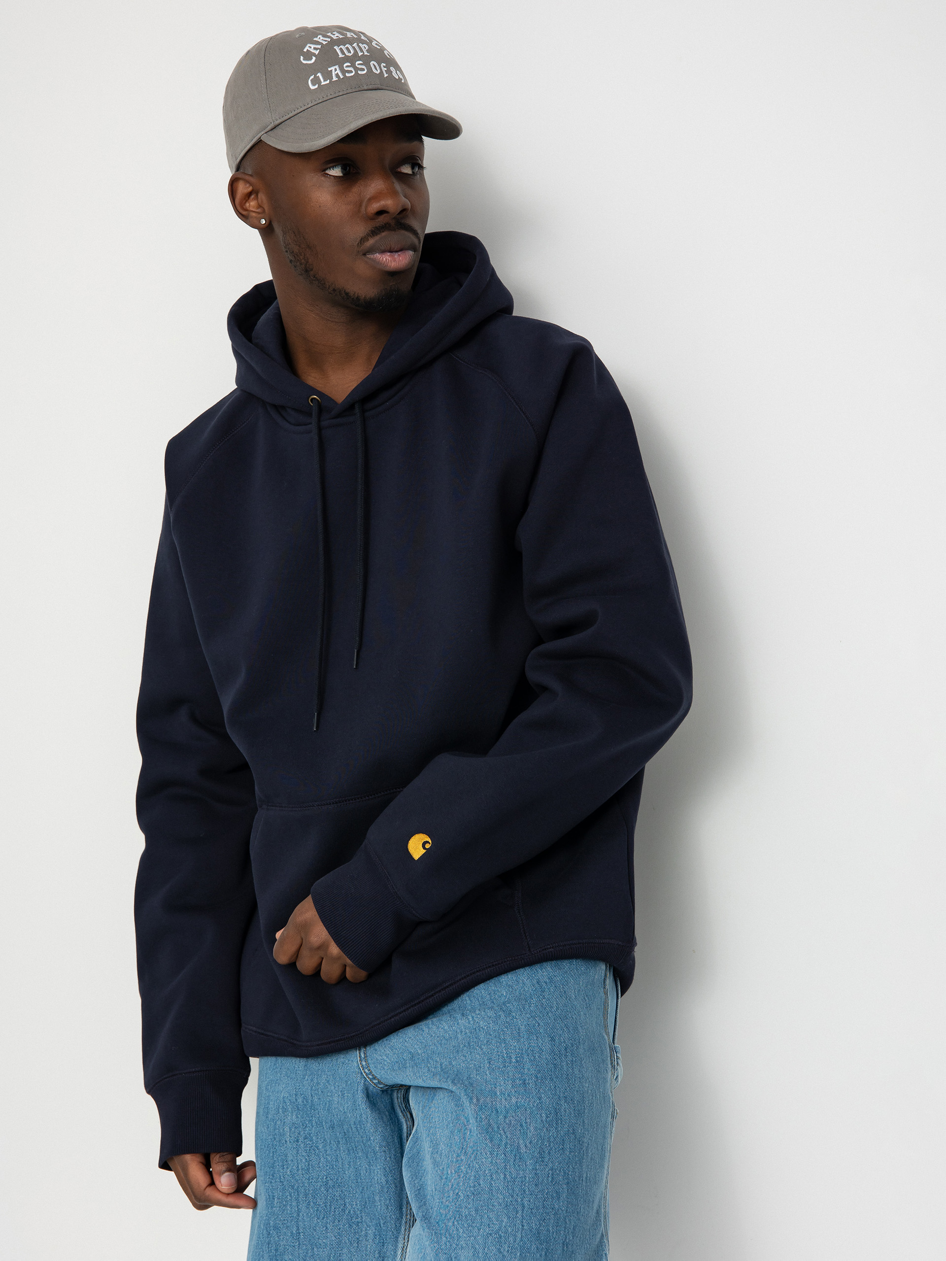Carhartt WIP Hoodie Chase HD (dark navy/gold)
