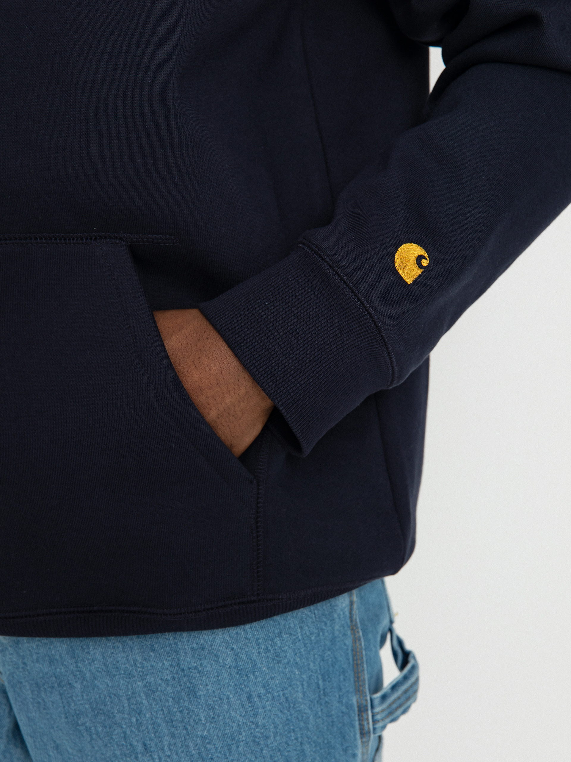 Carhartt WIP Hoodie Chase HD (dark navy/gold)