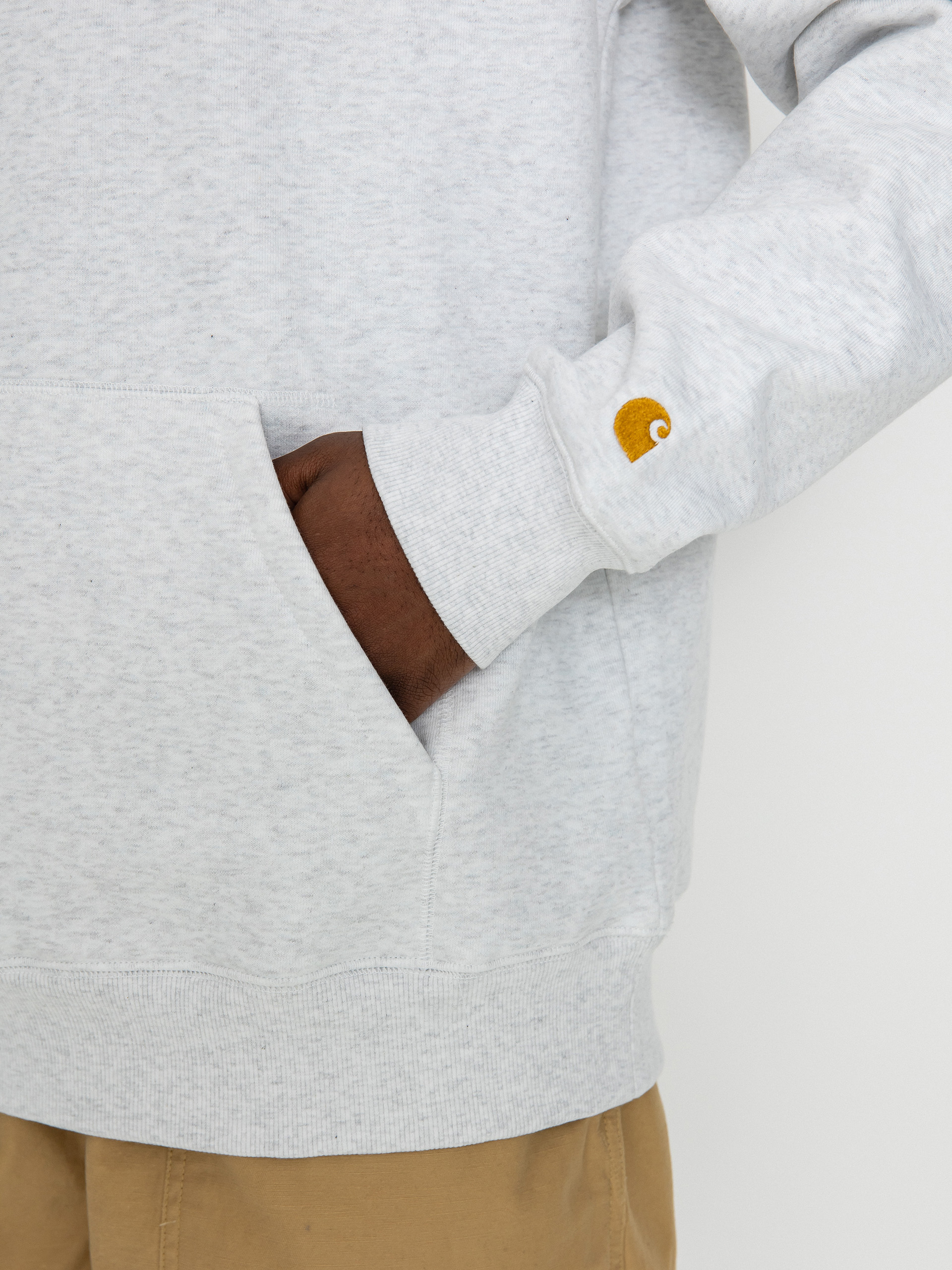 Carhartt WIP Hoodie Chase HD (ash heather/gold)