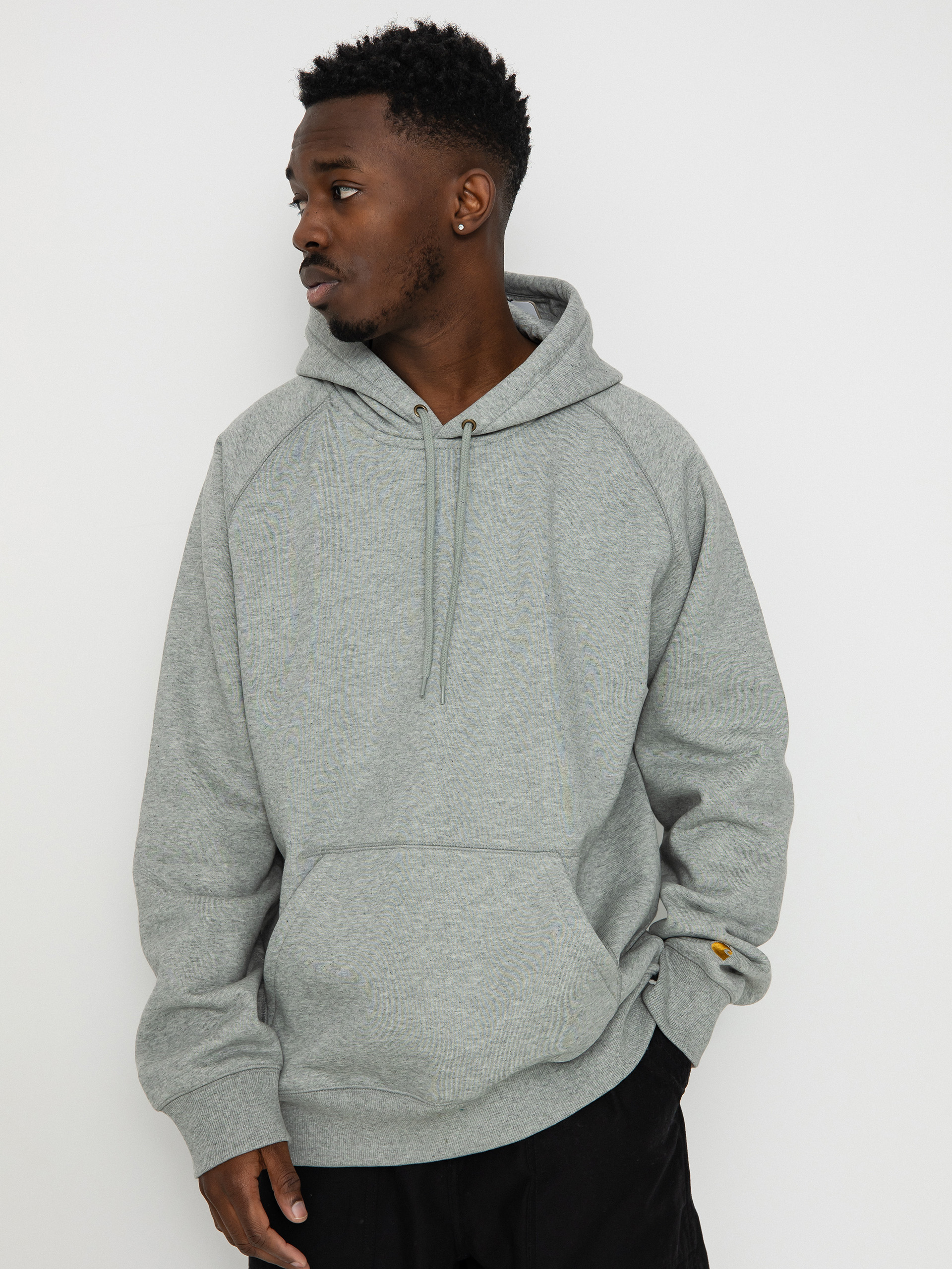 Carhartt WIP Hoodie Chase HD (grey heather/gold)