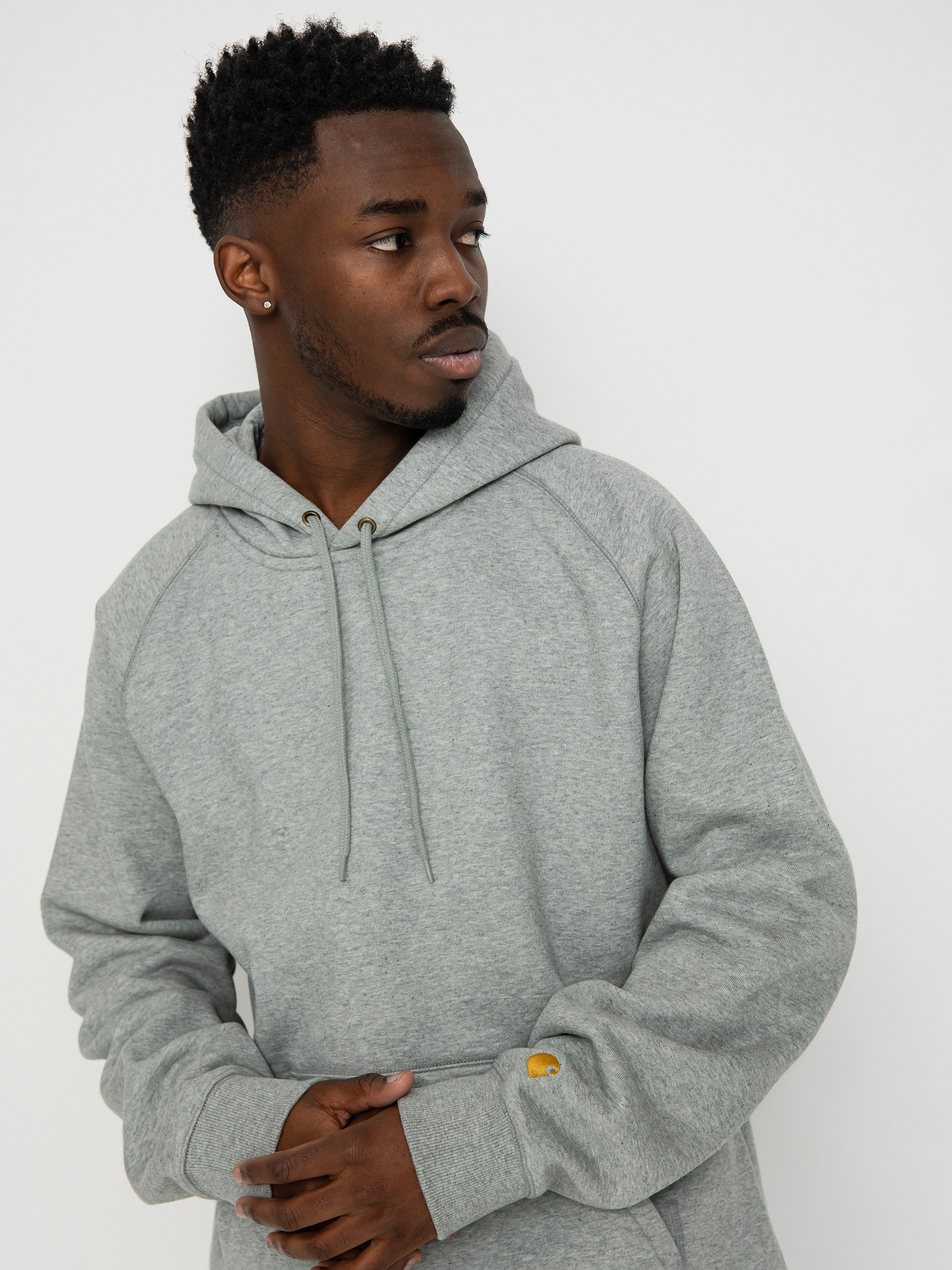 Carhartt WIP Hoodie Chase HD (grey heather/gold)