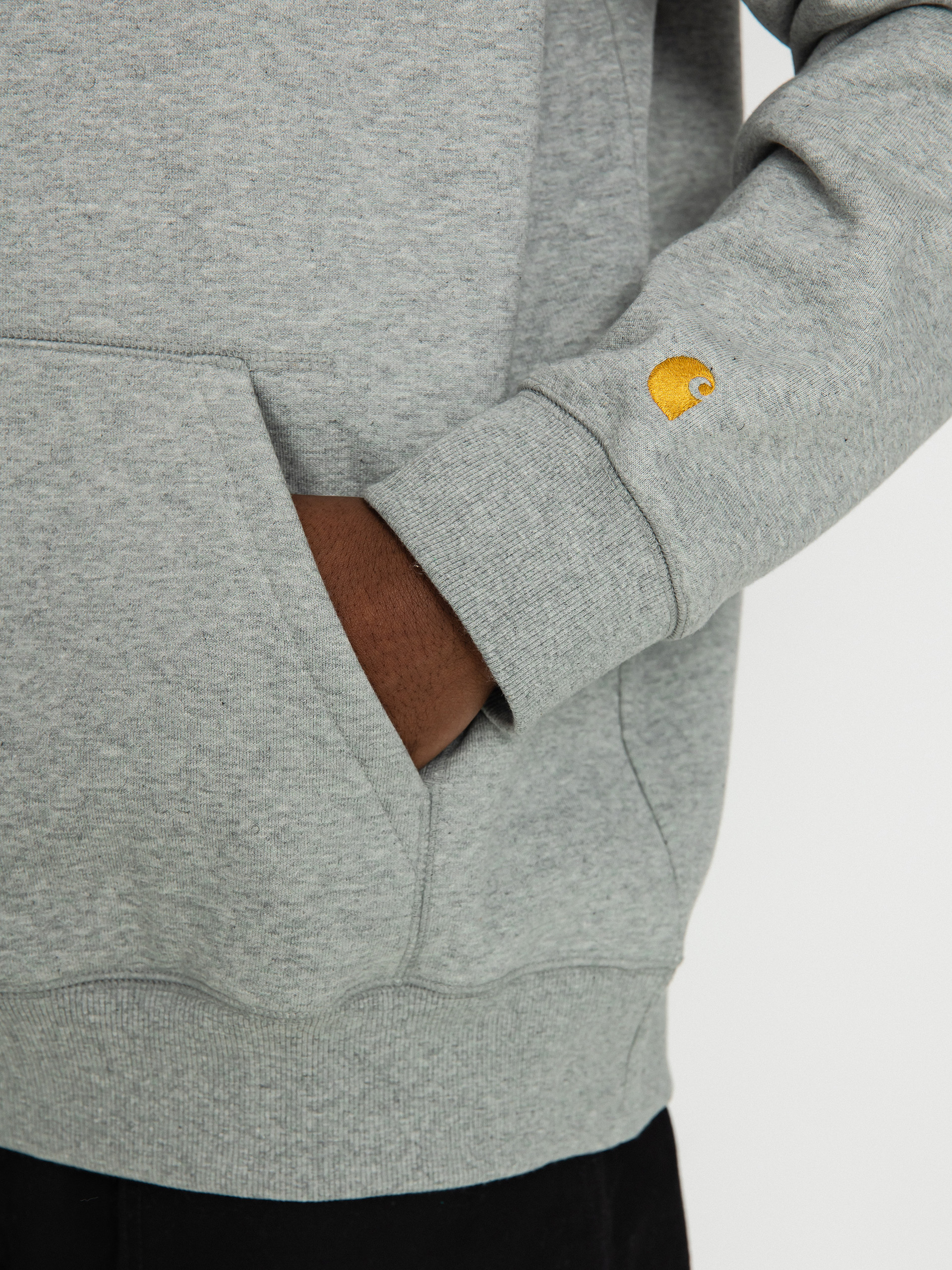 Carhartt WIP Hoodie Chase HD (grey heather/gold)