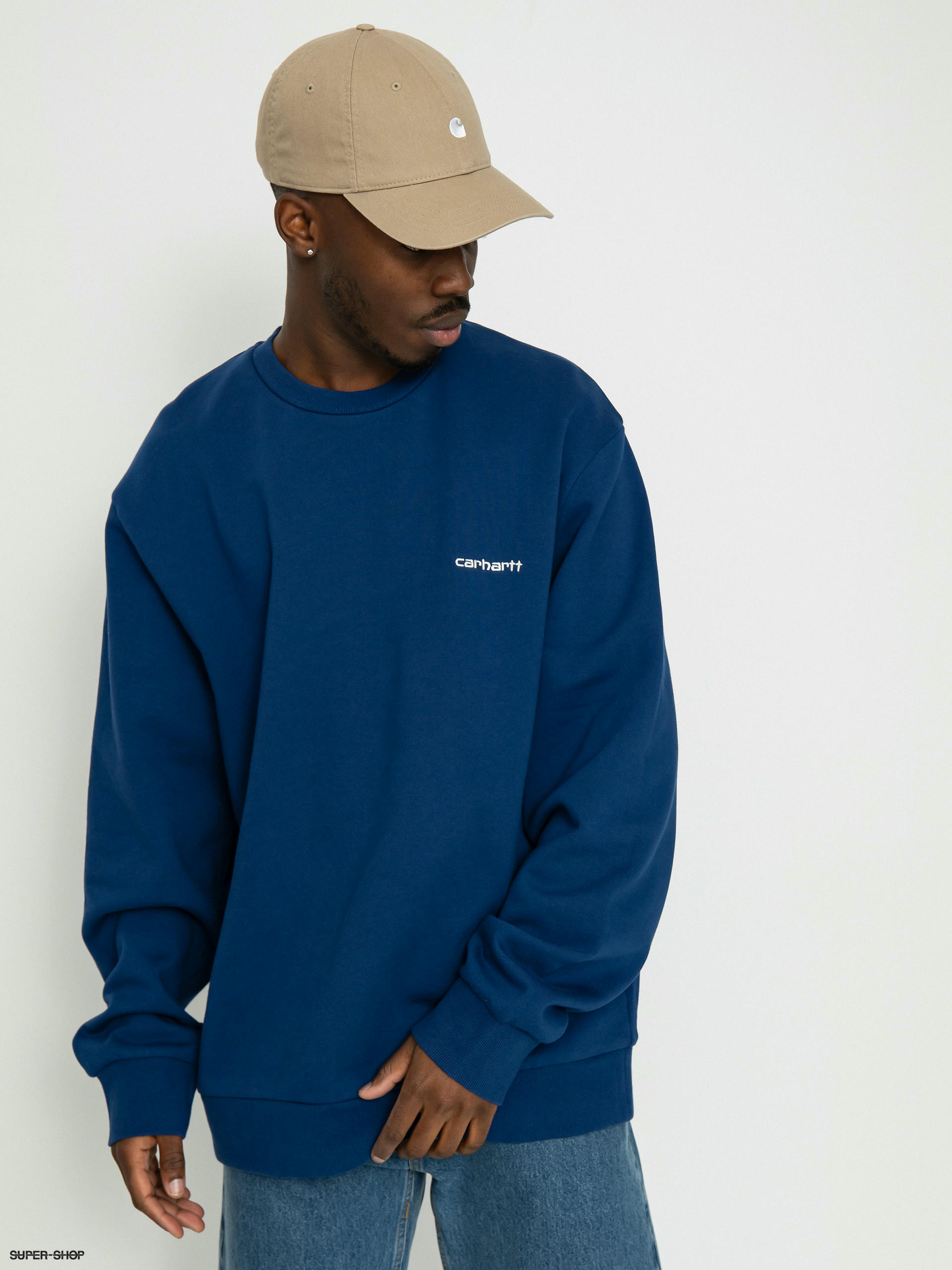 Carhartt WIP Script Embroidery Sweatshirt (elder/white)