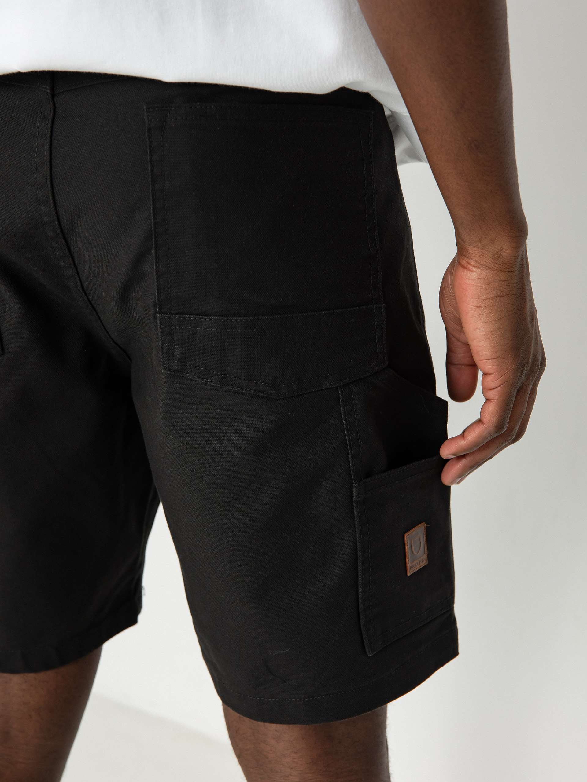 Brixton Builders Carpenter Shorts (washed black)