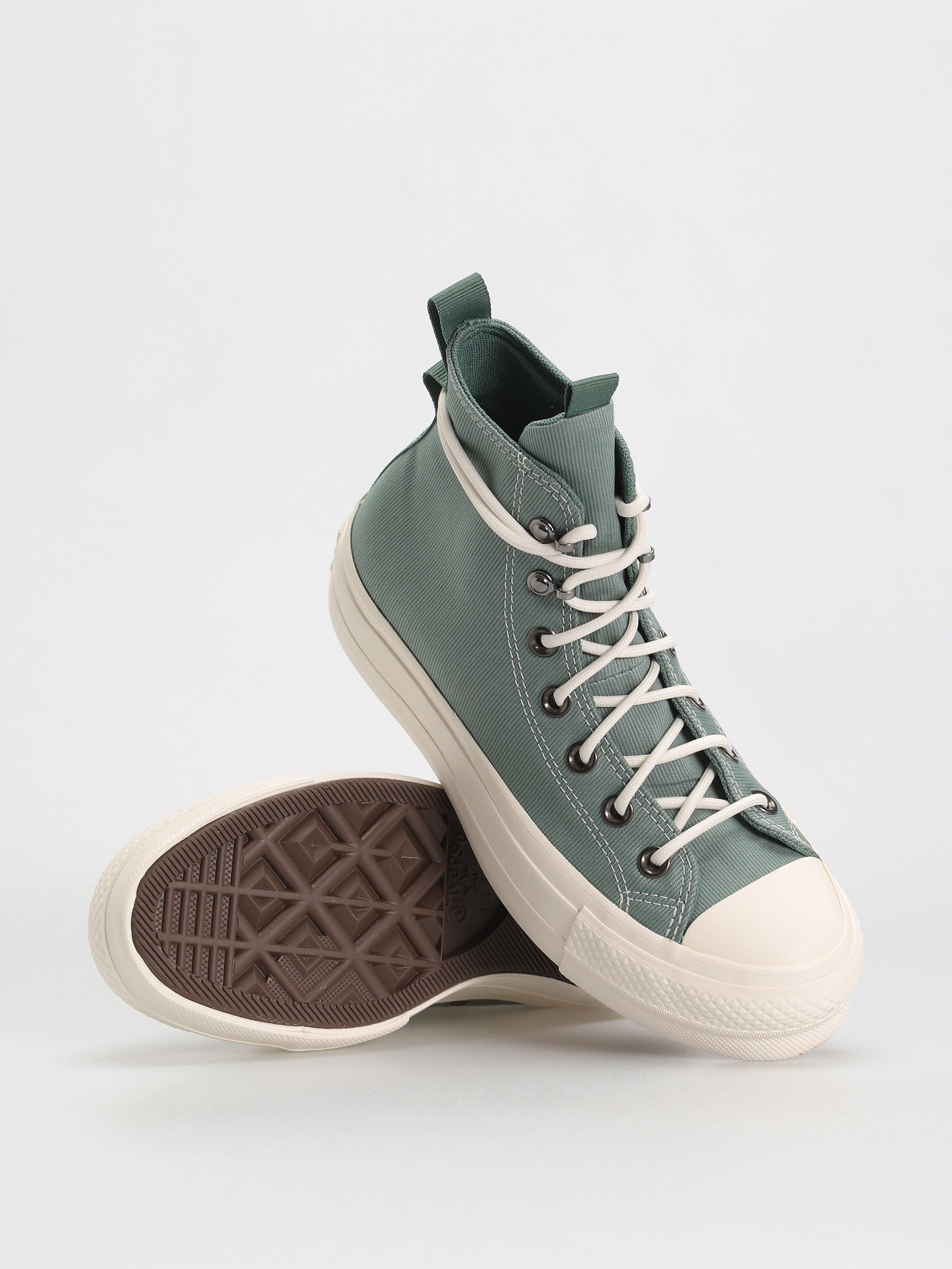 Green chuck taylor converse best sale