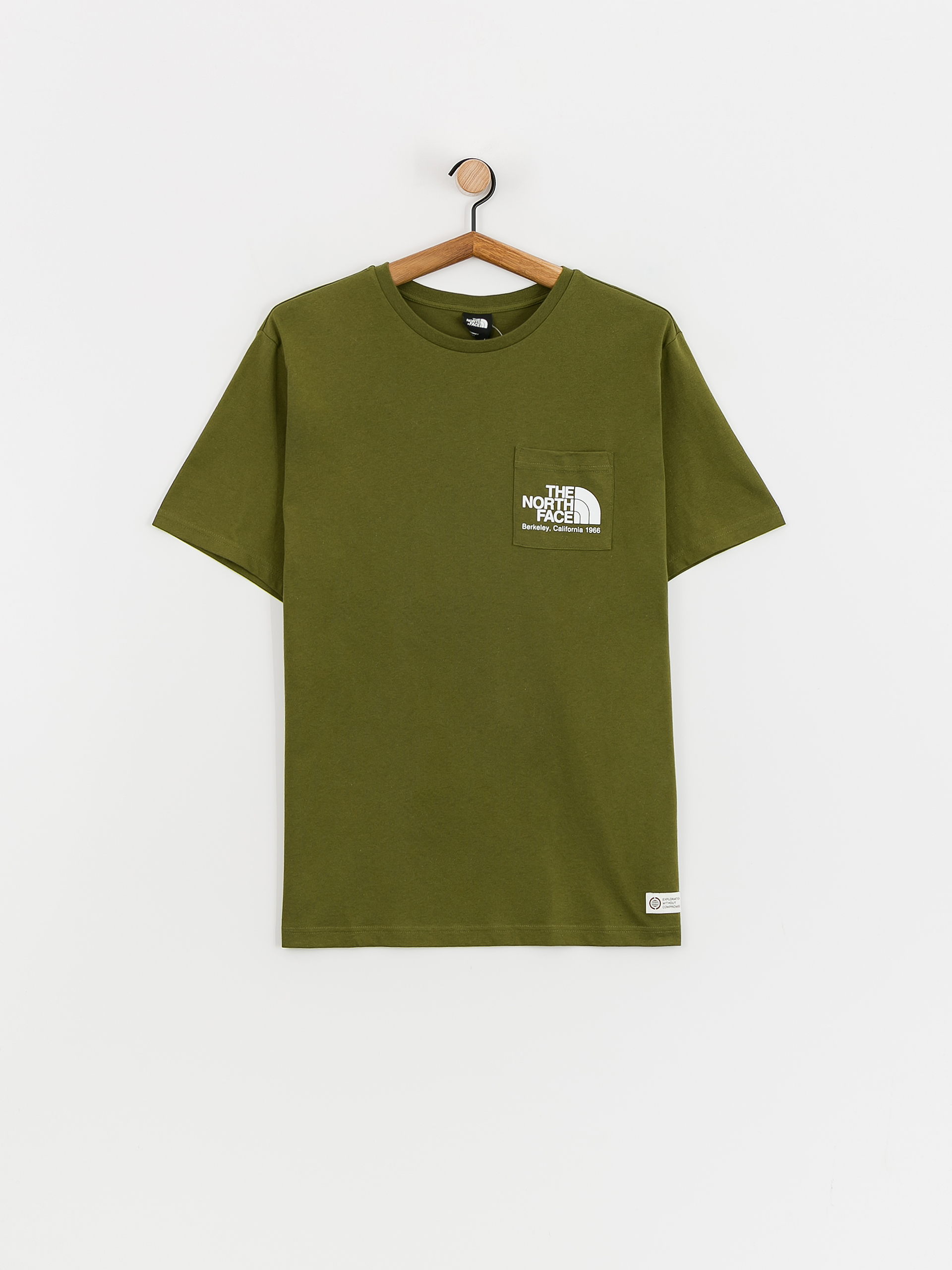 northface トップ ポケットtシャツ