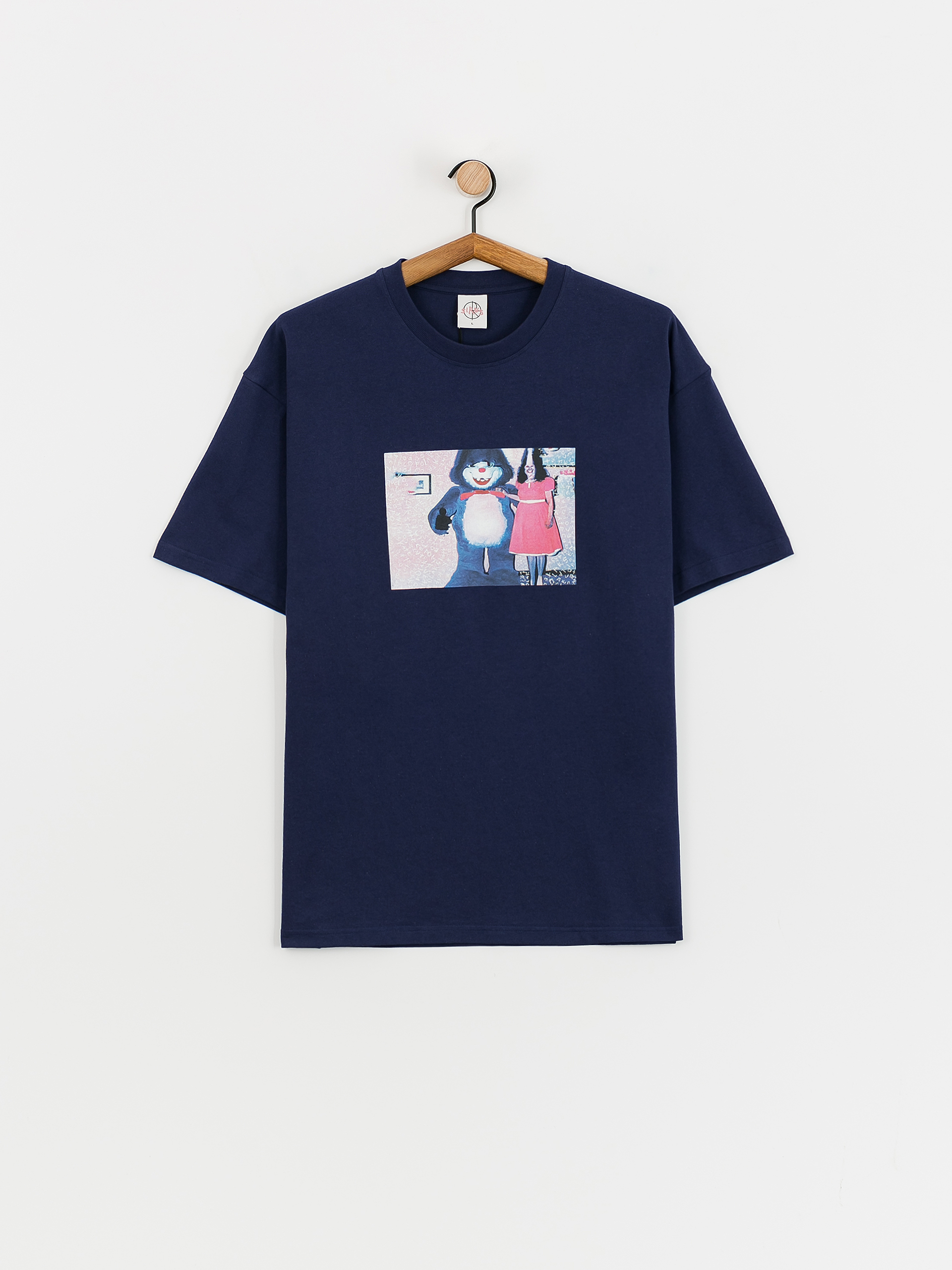 Polar Skate Pink Dress T-Shirt (dark blue)