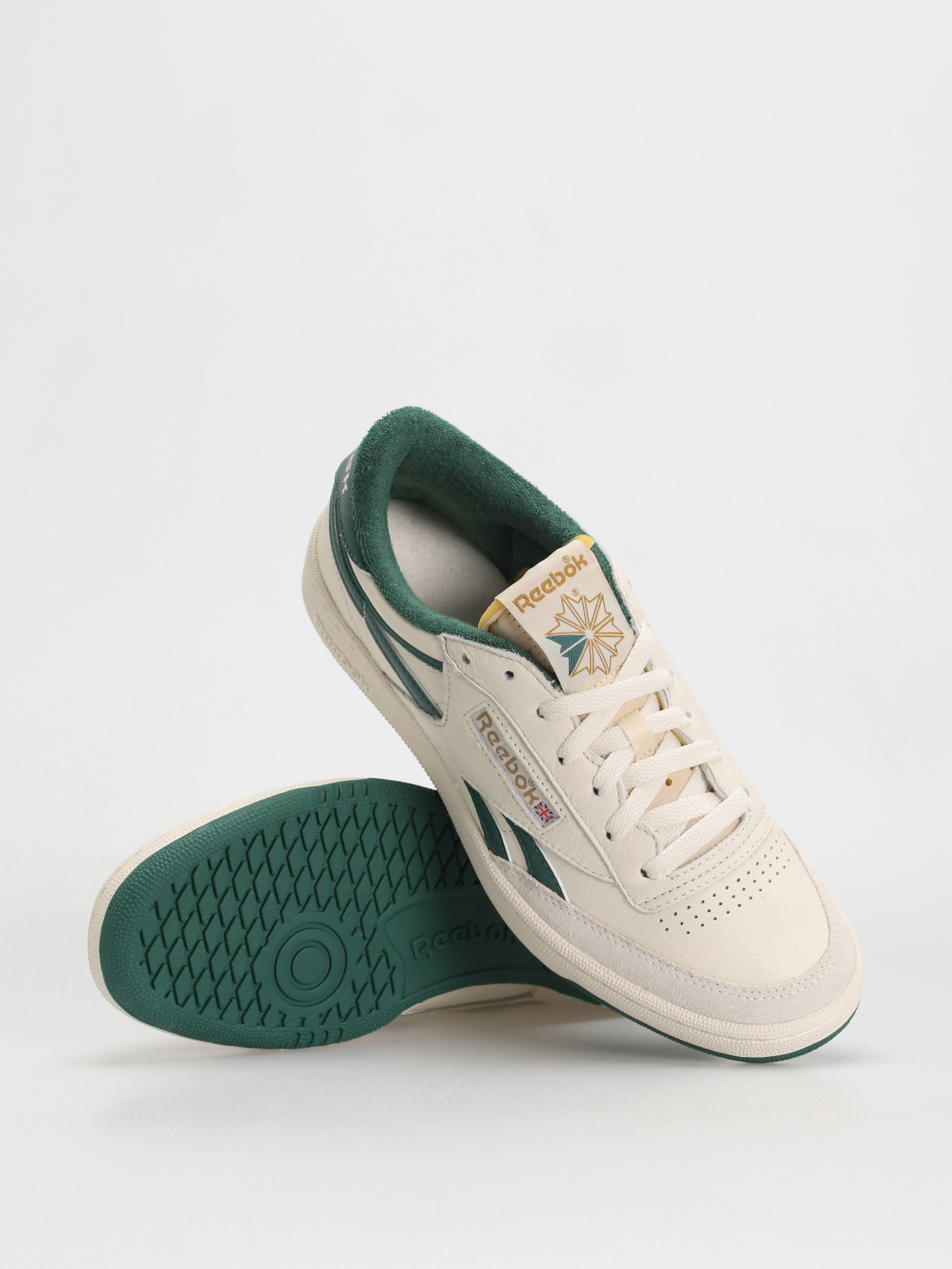 Reebok Club C Revenge Vintage Shoes beige green vintagechalk darkgreen trekbrw