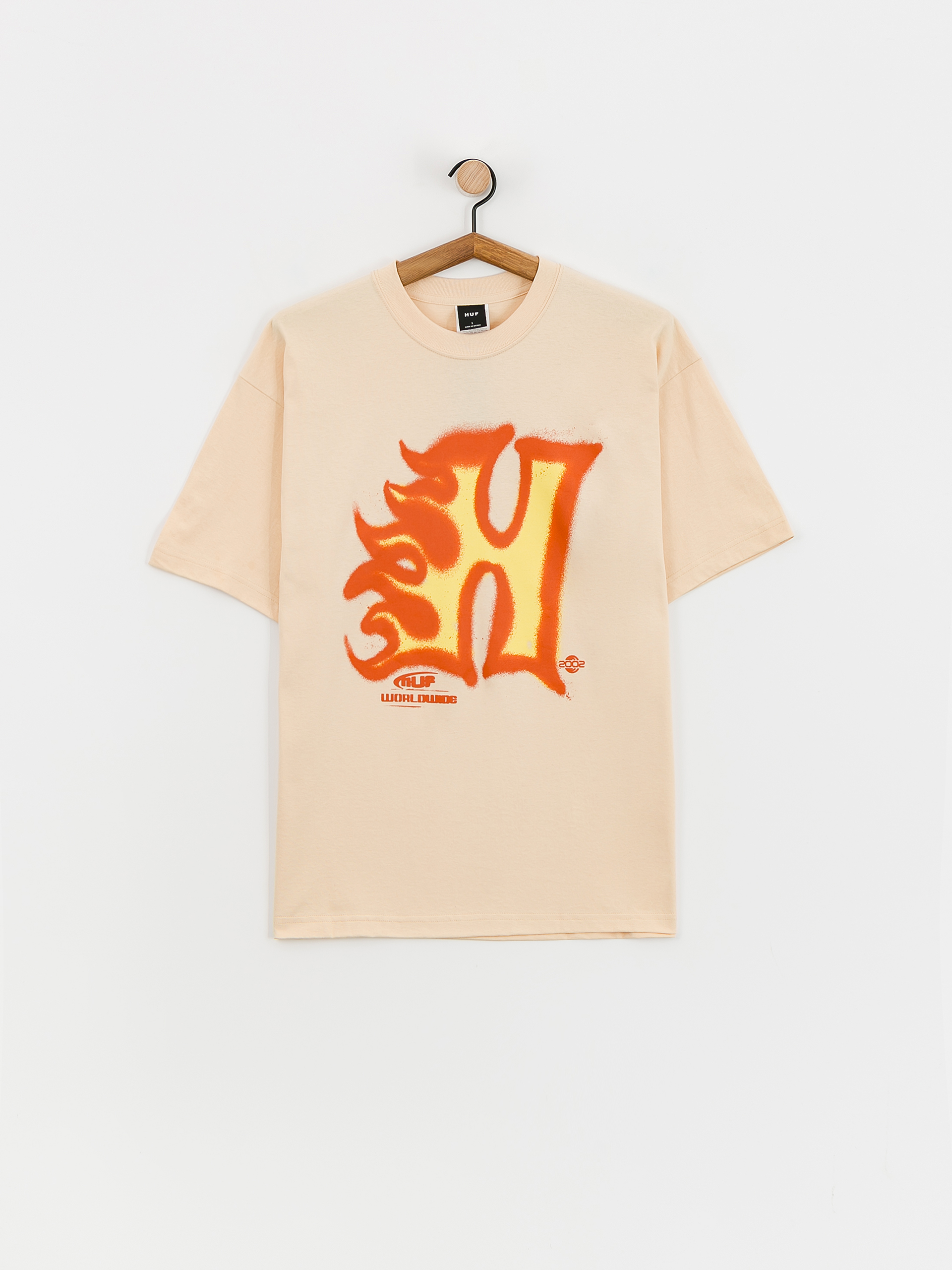 HUF T-Shirt Heat Wave (wheat)