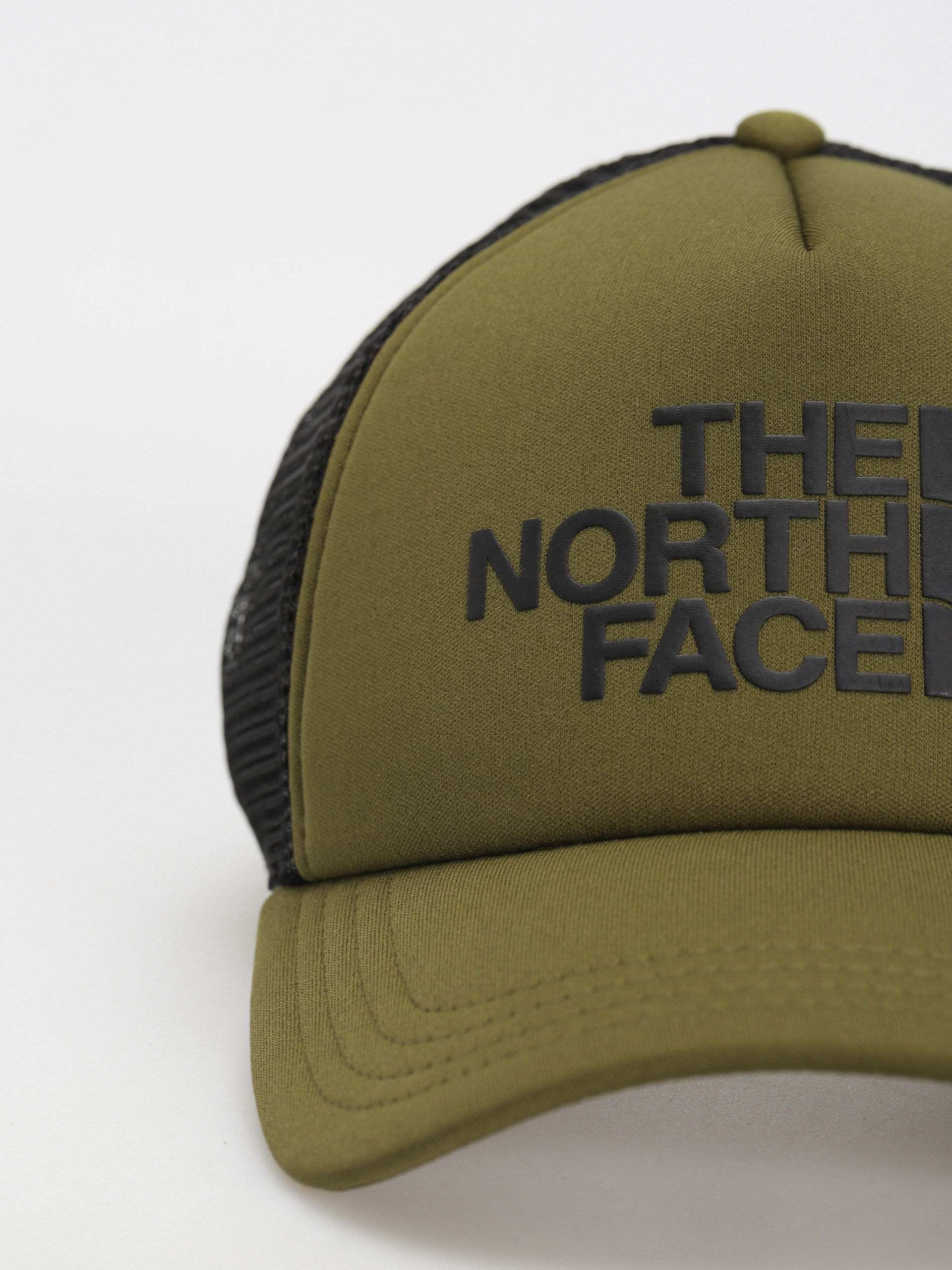 The North Face Tnf Logo Trucker Cap (forest olive/tnf black)