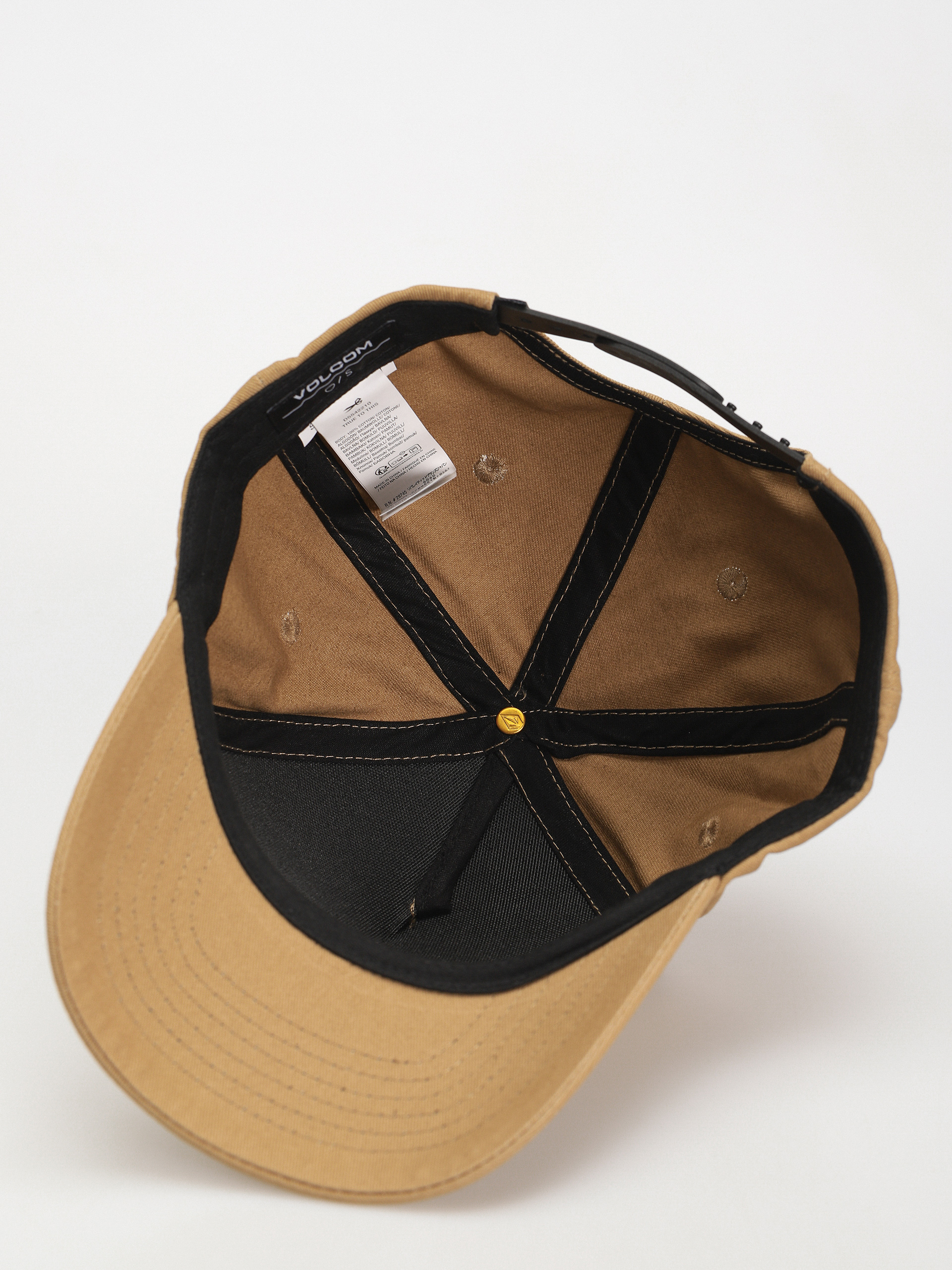 Volcom Embossed Stone Adj Cap (dark khaki)