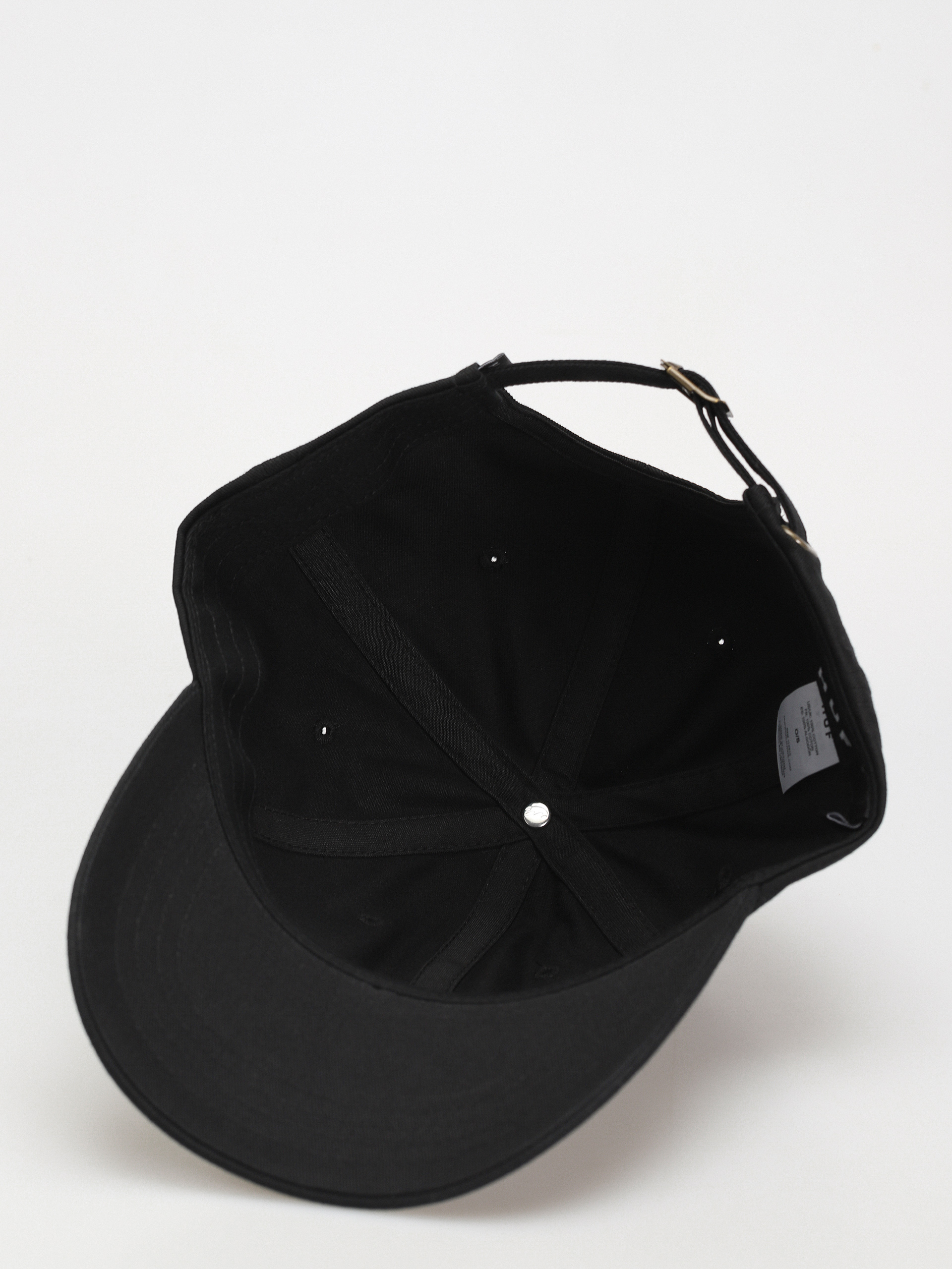 HUF Og Curved Visor 6 Panel Cap (black)