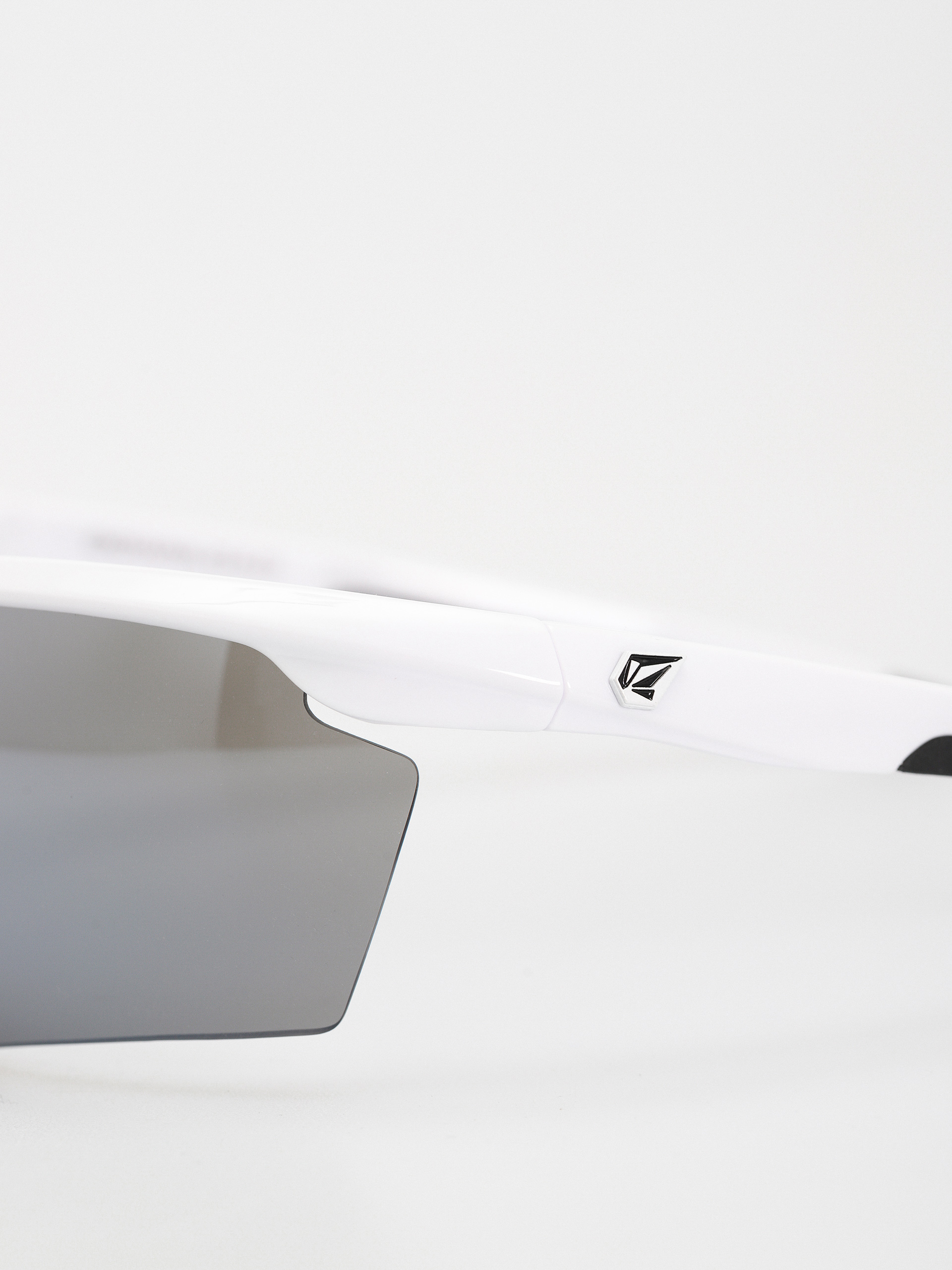 Volcom Sunglasses Dwnload (gloss white/pltnm mirror)