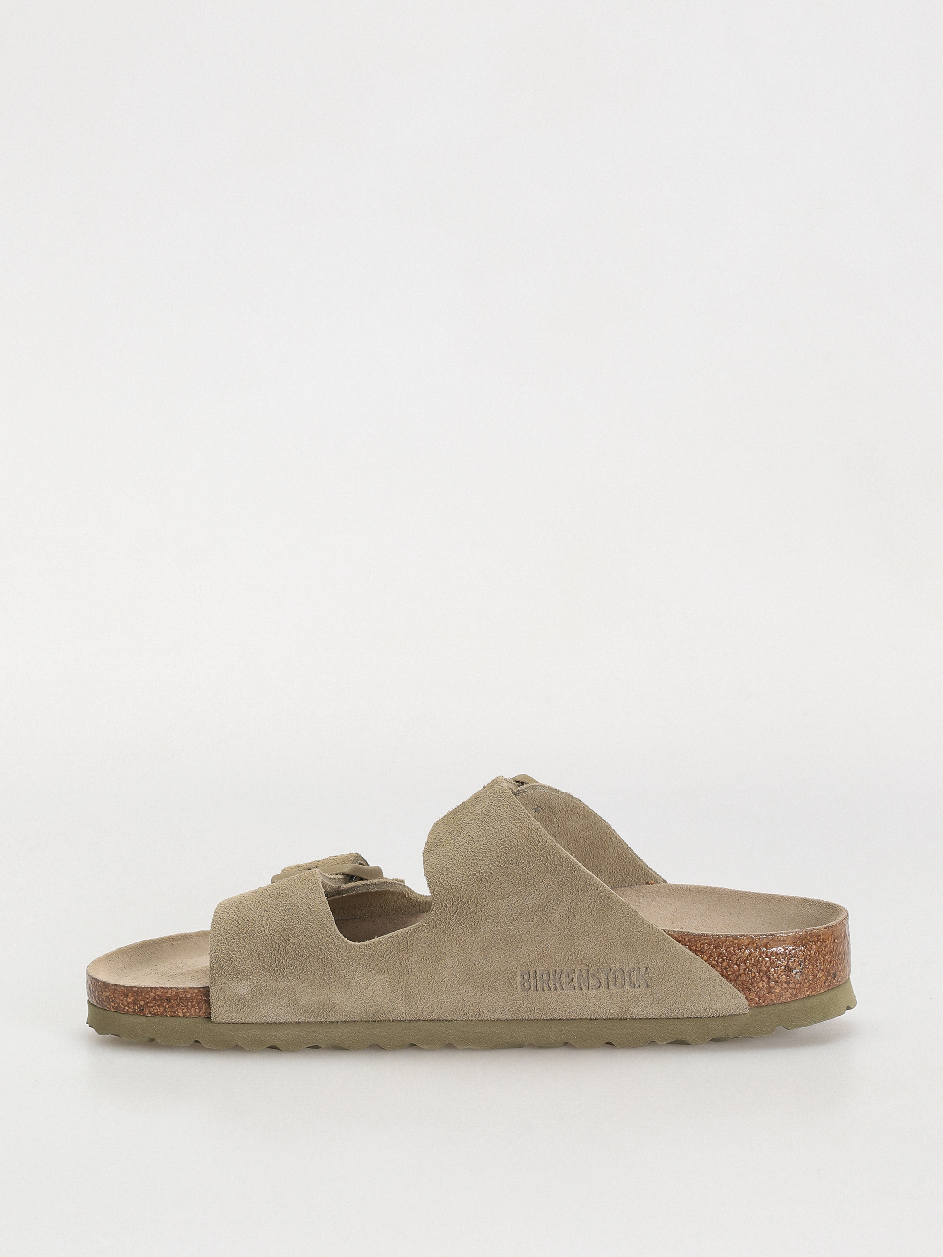 Birkenstock boston bs color fade khaki on sale suede narrow