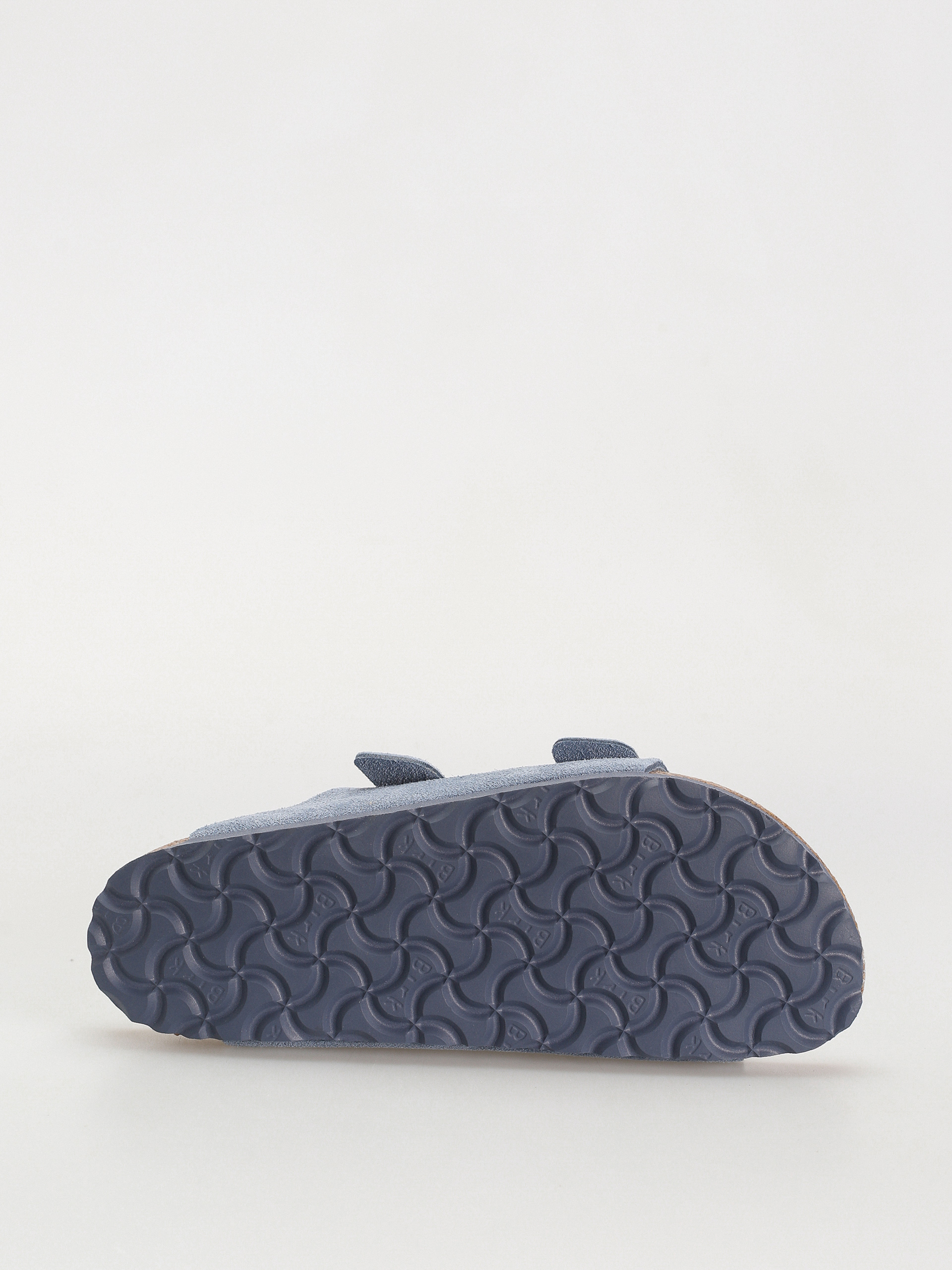 Birkenstock Flip-flops Arizona Suede Leather Narrow Wmn (elemental blue)