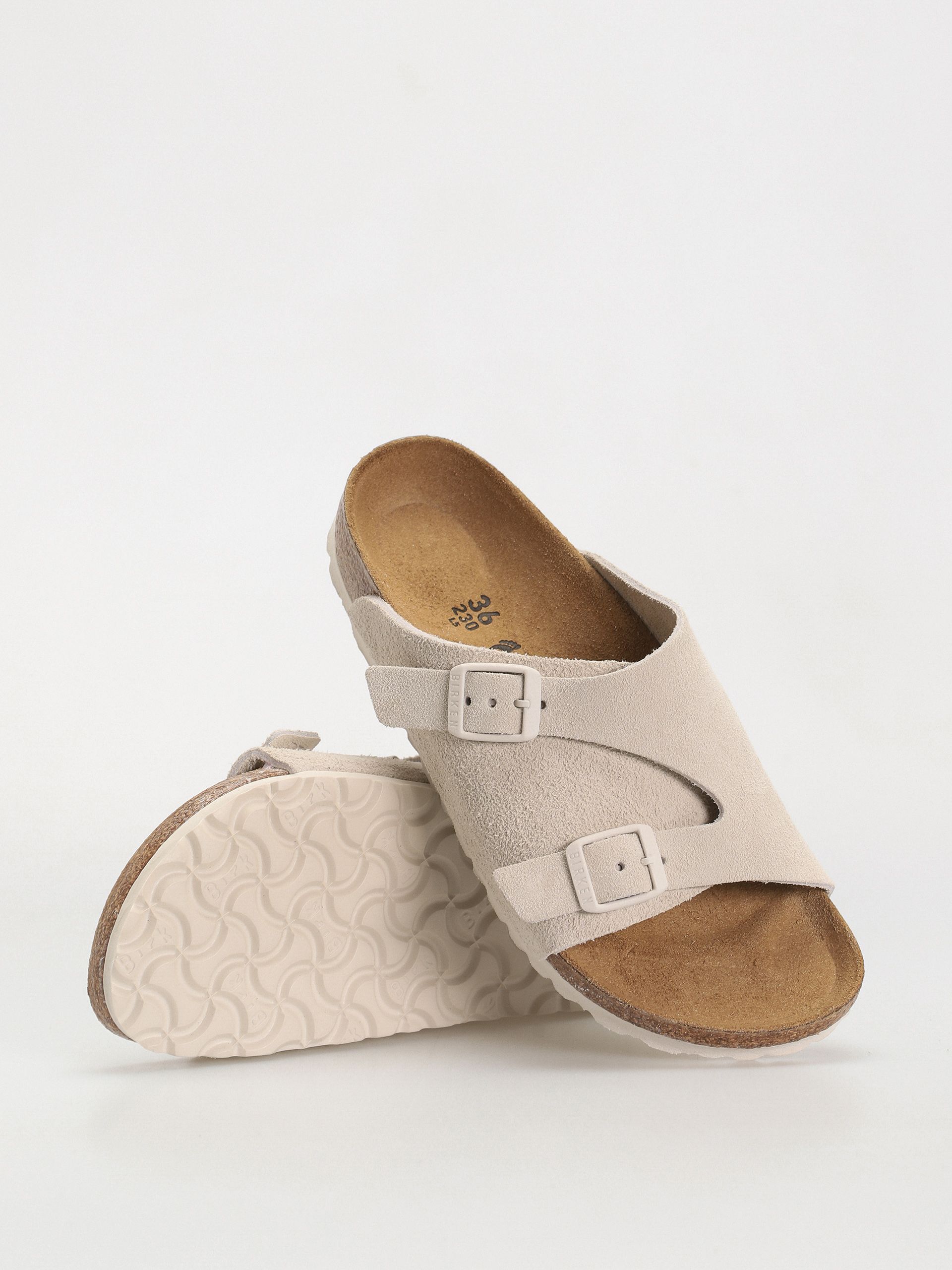 Birkenstock Flip-flops Zurich Suede Leather Narrow Wmn