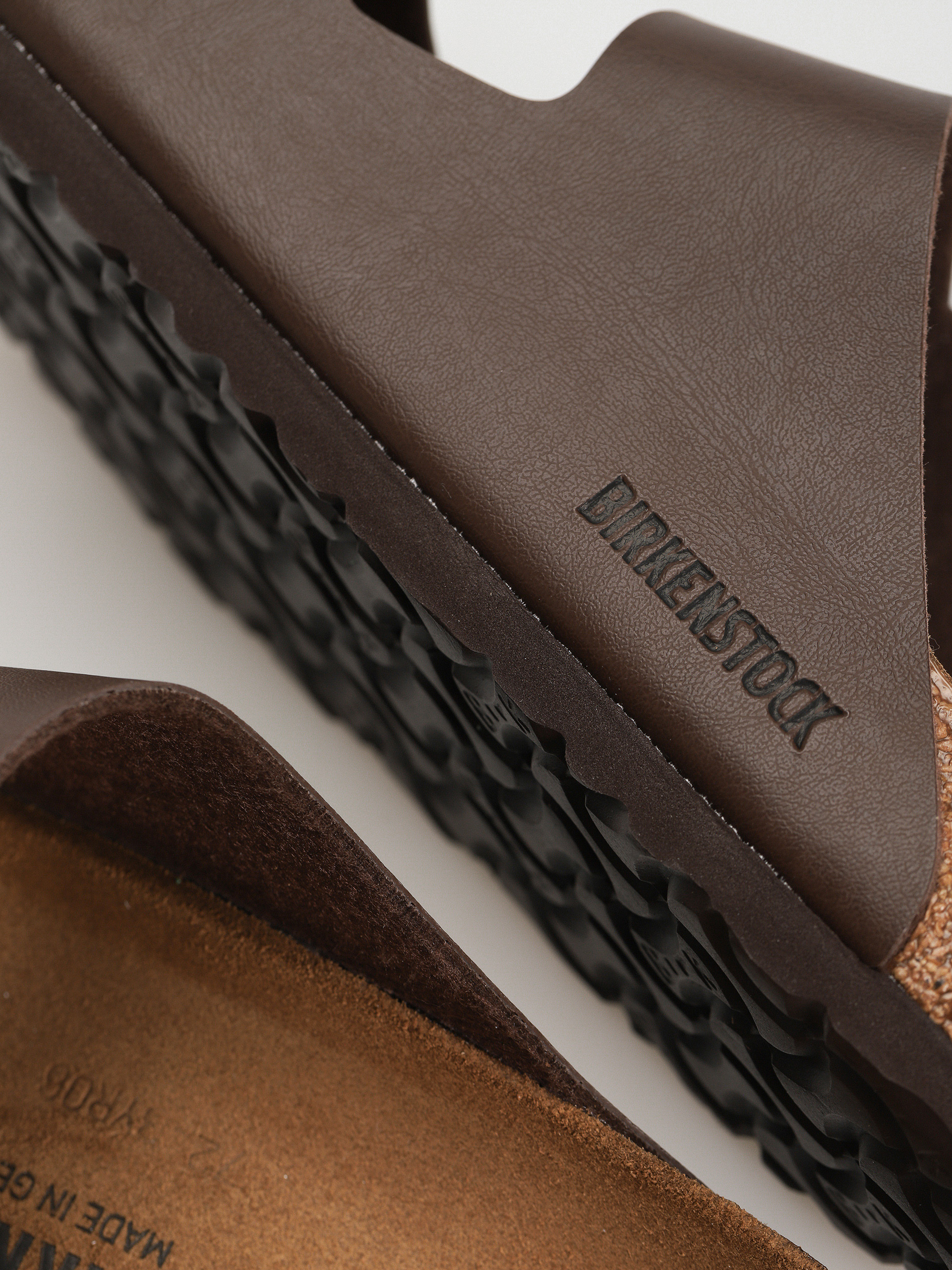 Birkenstock Flip Flops Arizona Birko Flor Regular (dark brown)