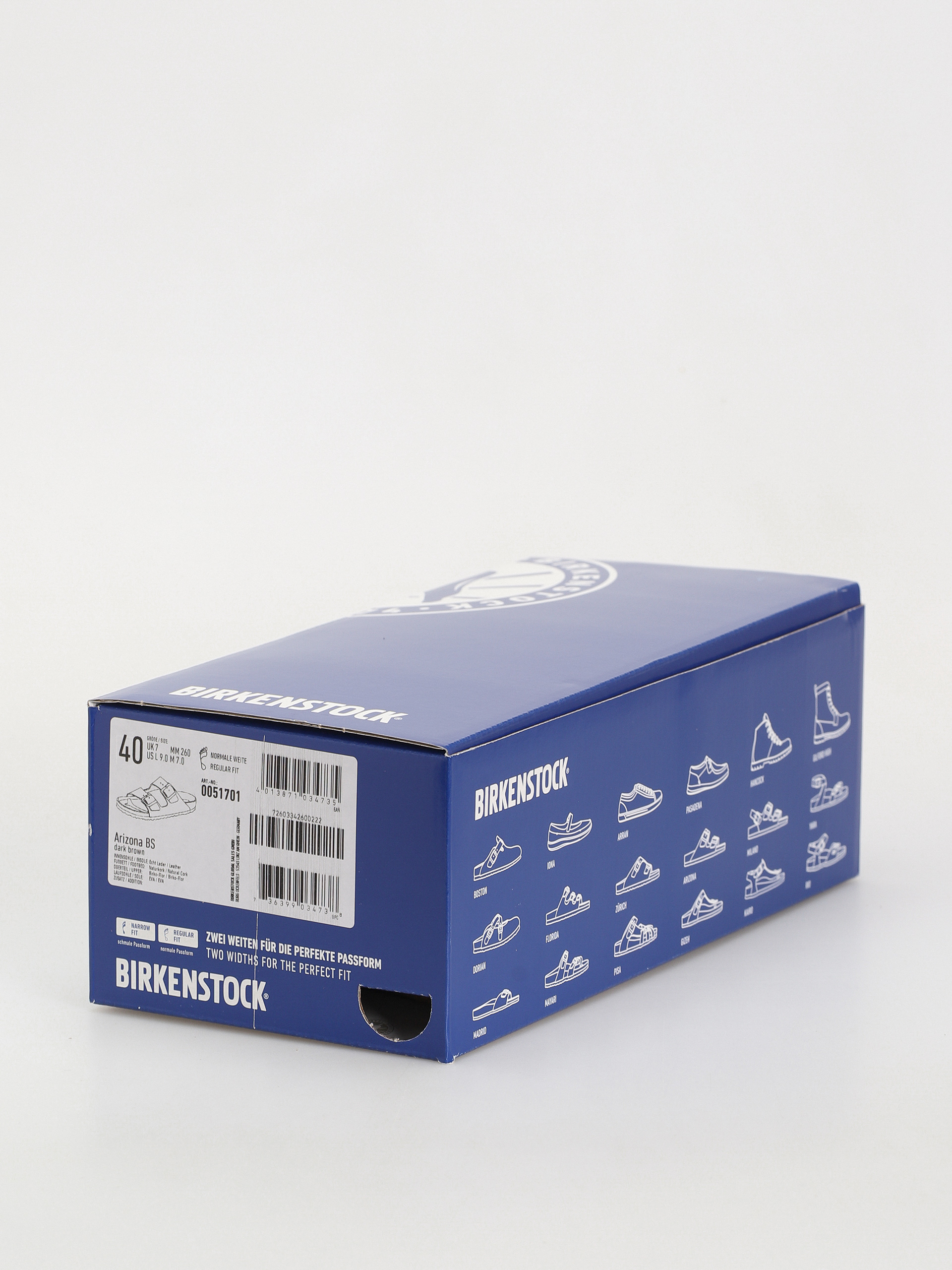 Birkenstock Flip Flops Arizona Birko Flor Regular (dark brown)