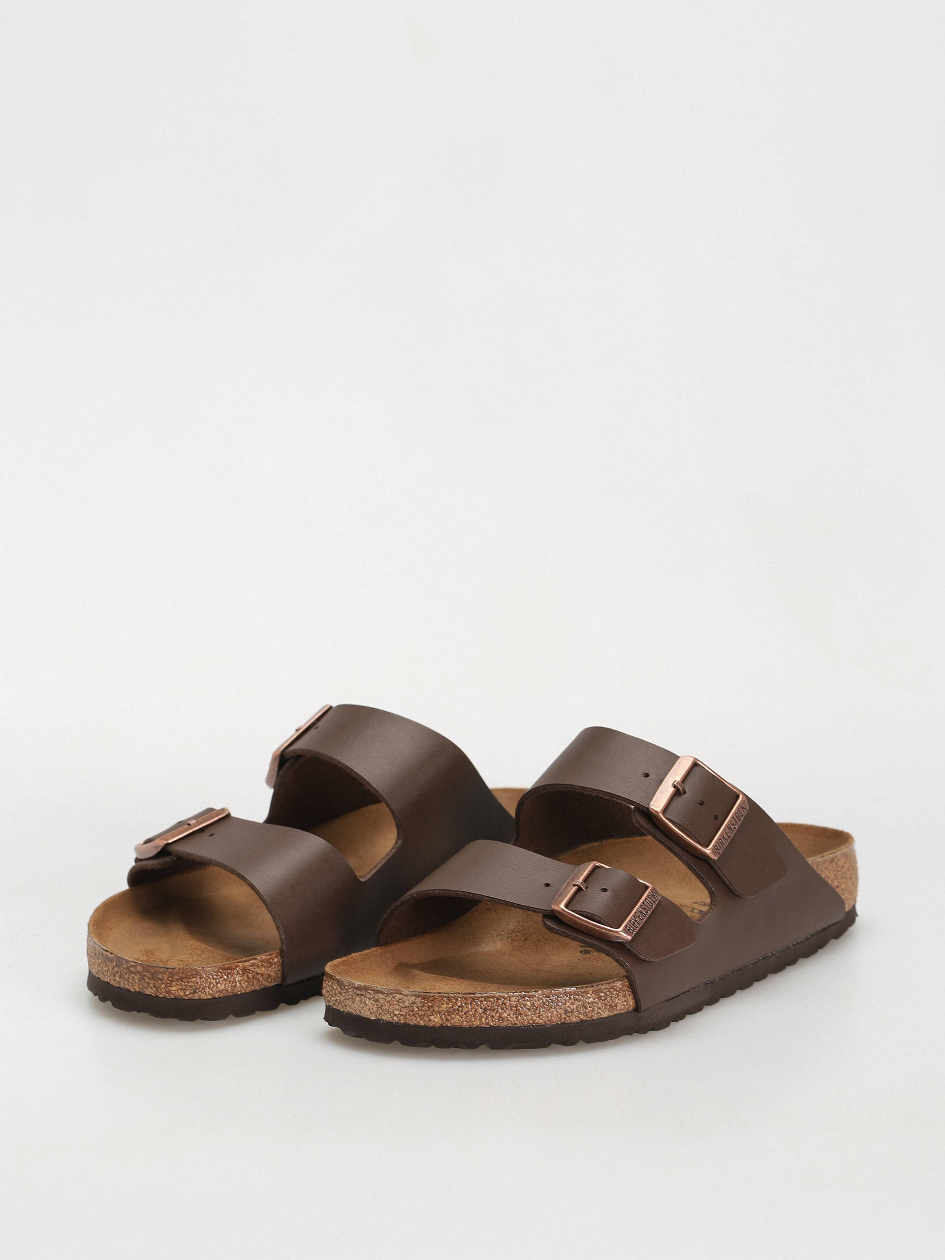 Birkenstock Flip Flops Arizona Birko Flor Regular (dark brown)