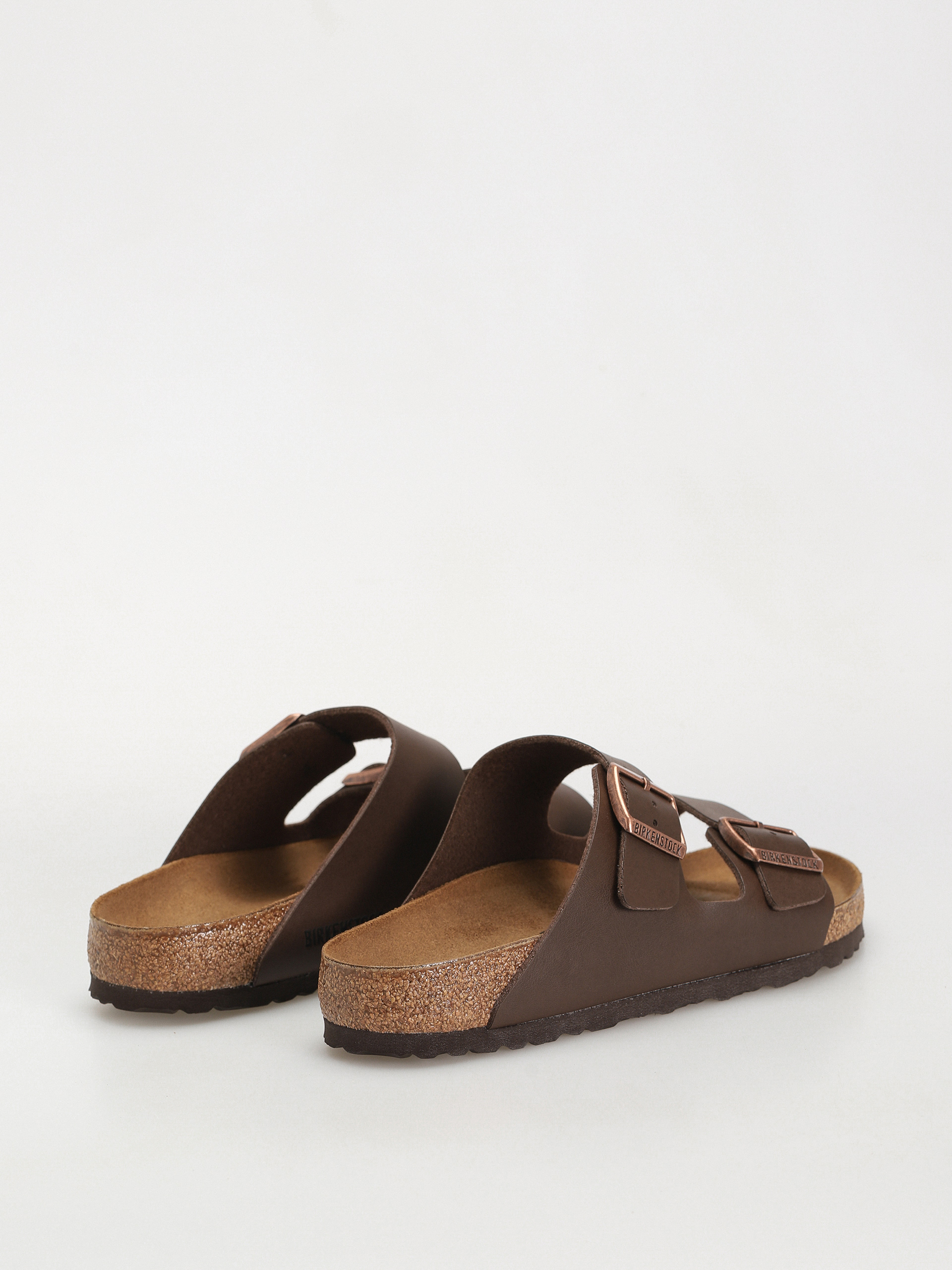 Birkenstock Flip Flops Arizona Birko Flor Regular (dark brown)