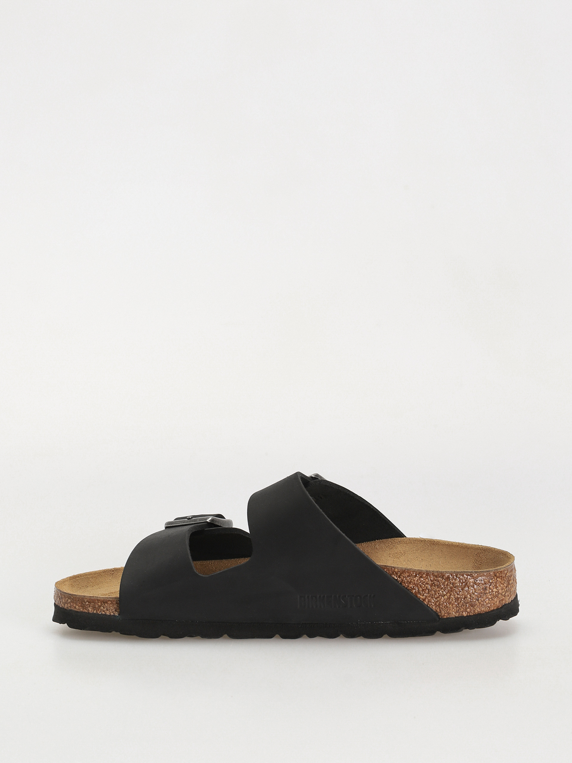 Birkenstock Flip-flops Arizona Oiled Leather Narrow Wmn (black)