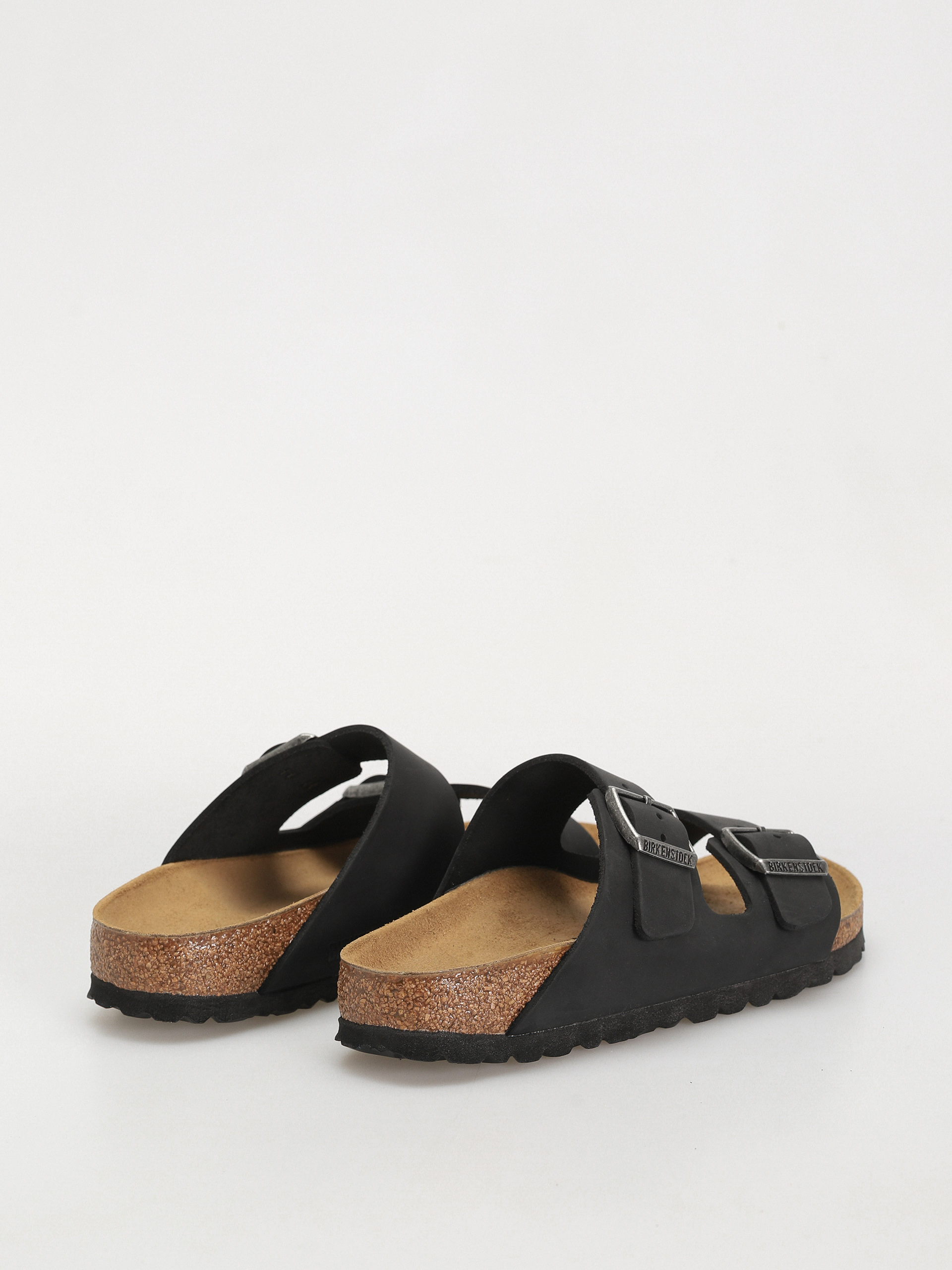 Birkenstock Flip-flops Arizona Oiled Leather Narrow Wmn (black)