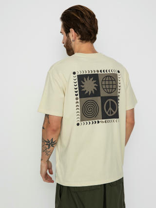 Quiksilver Peace Phase Tee T-Shirt (oyster white)