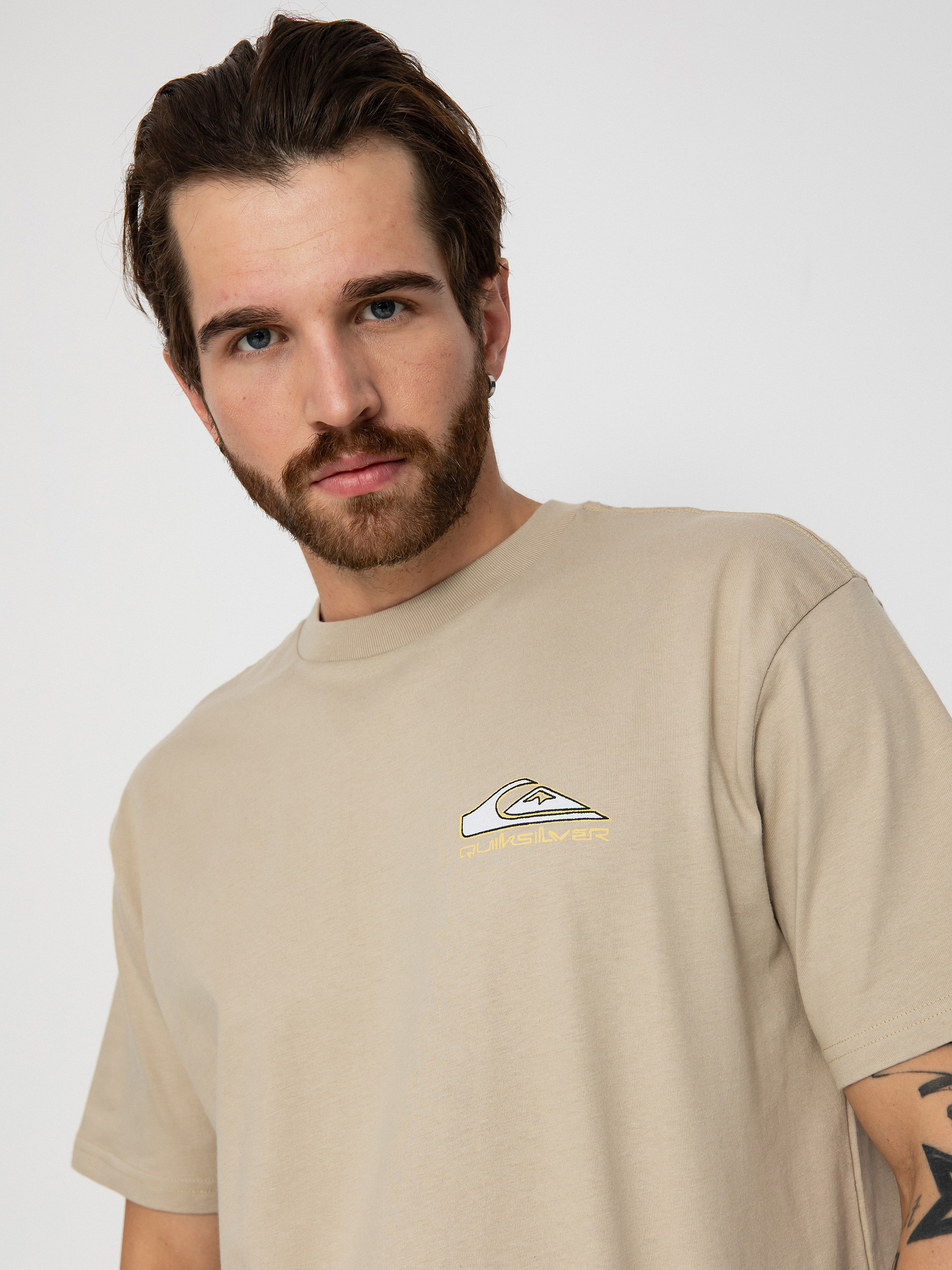 Quiksilver Step Up Mor T-Shirt (plaza taupe)