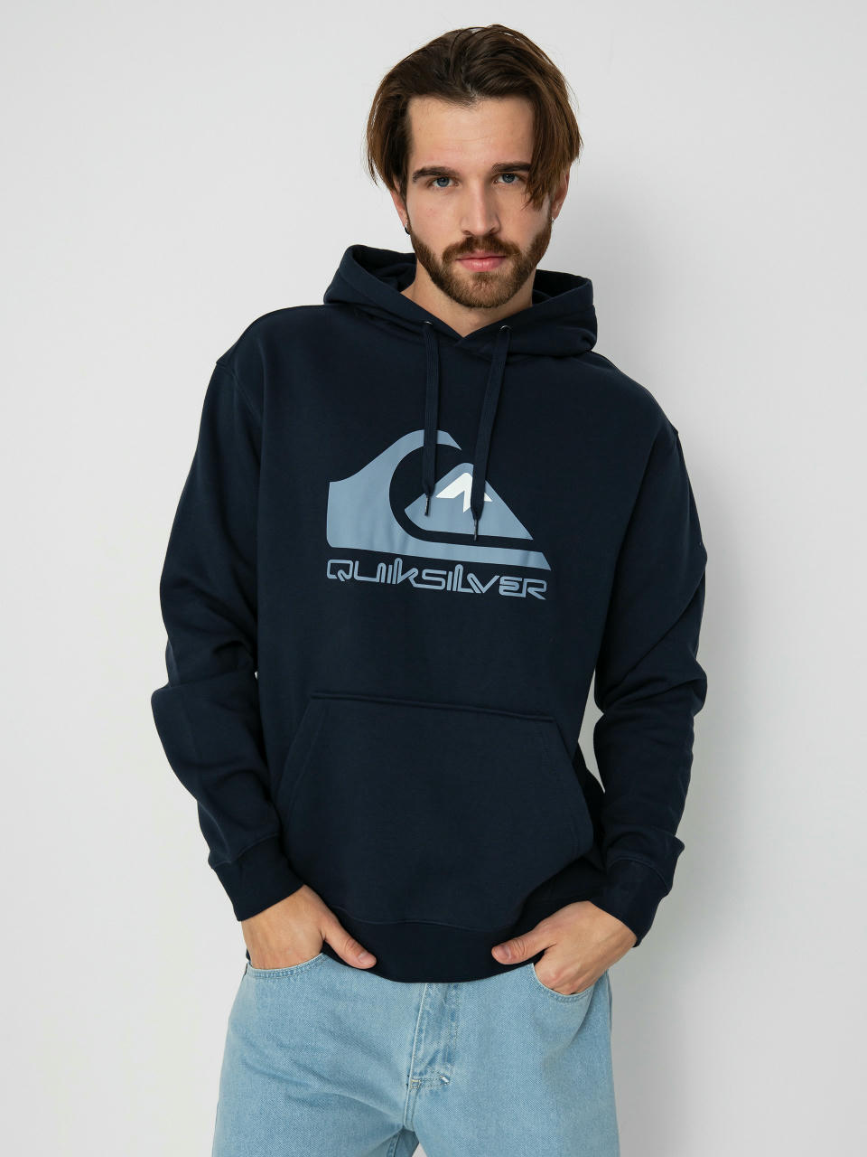 Quiksilver Big Logo HD Hoodie (dark navy)