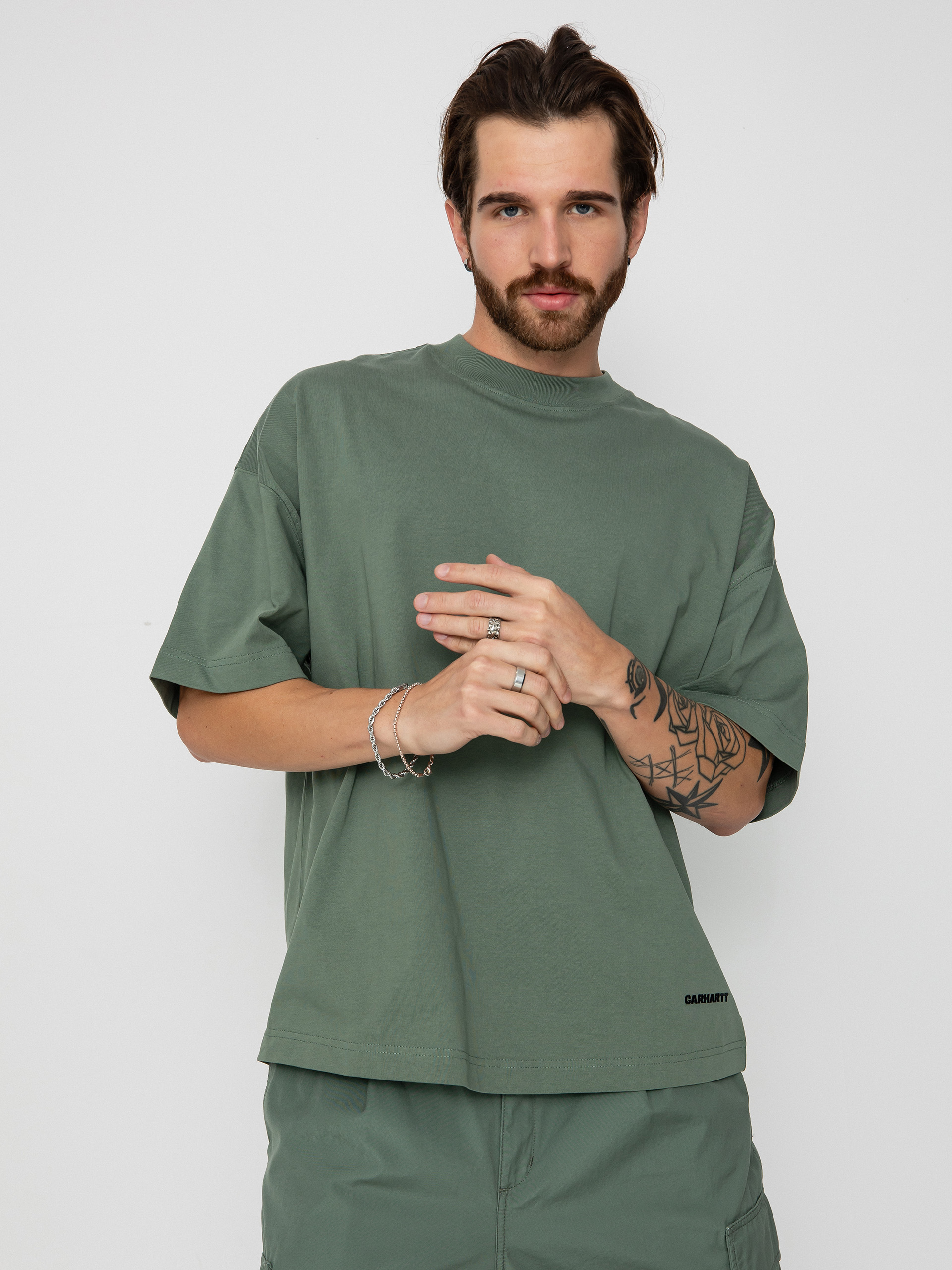 Carhartt WIP Link Script T-Shirt (park/black)