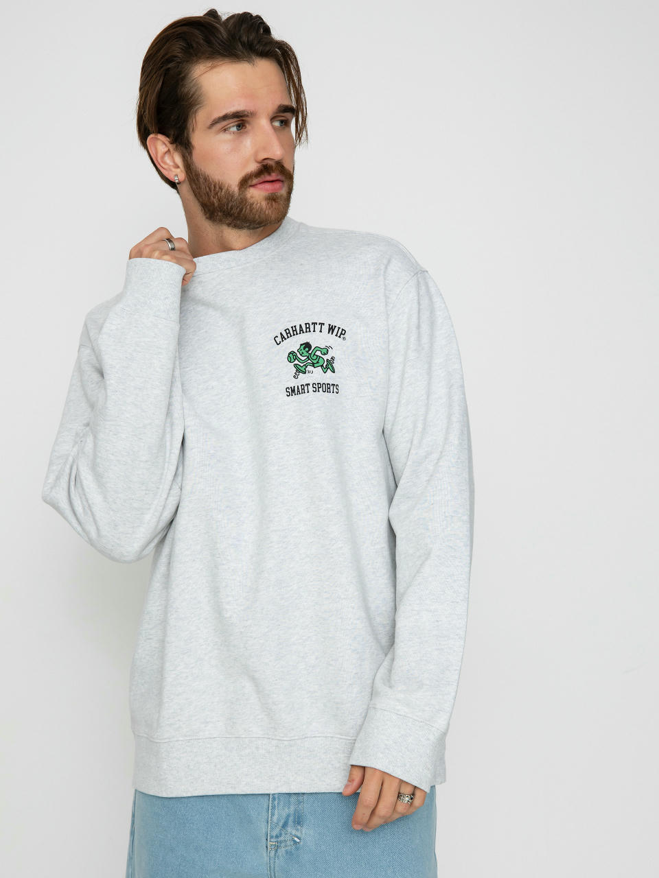 Carhartt WIP Smart Sports Sweatshirt (ash heather)