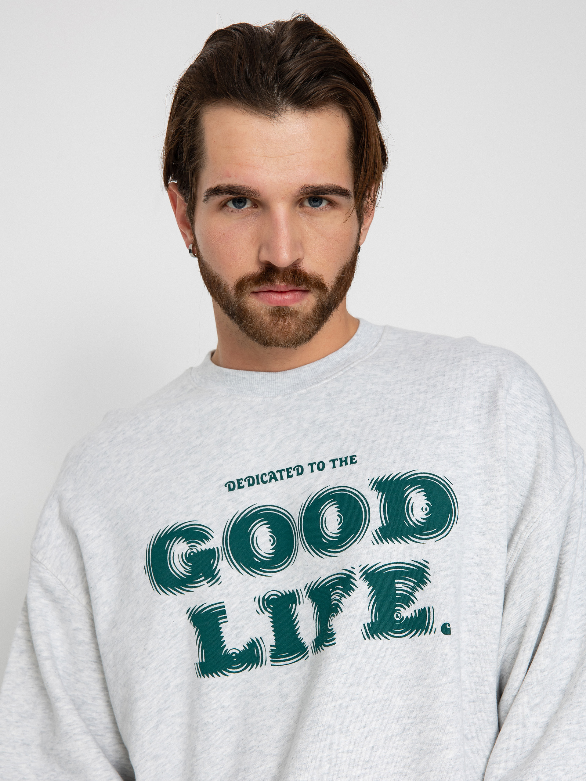 Carhartt WIP Mist Sweatshirt (ash heather/chervil)