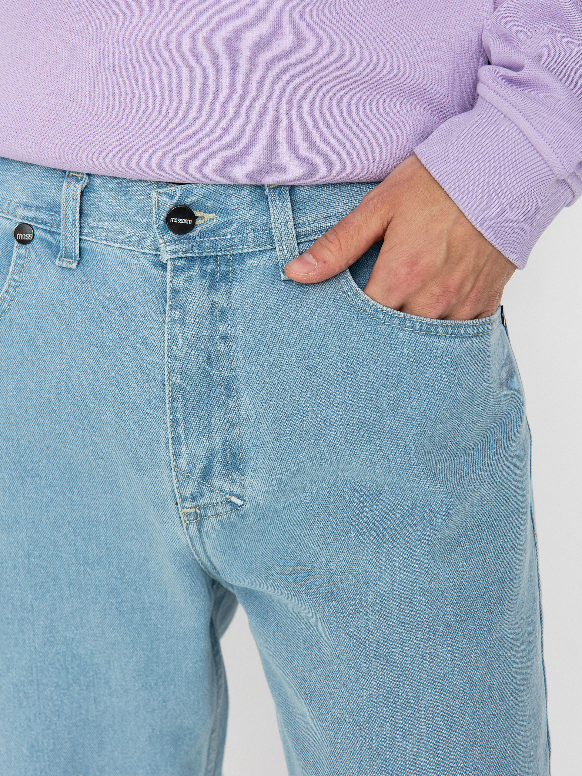 MassDnm Jeans Box Pants (light blue)