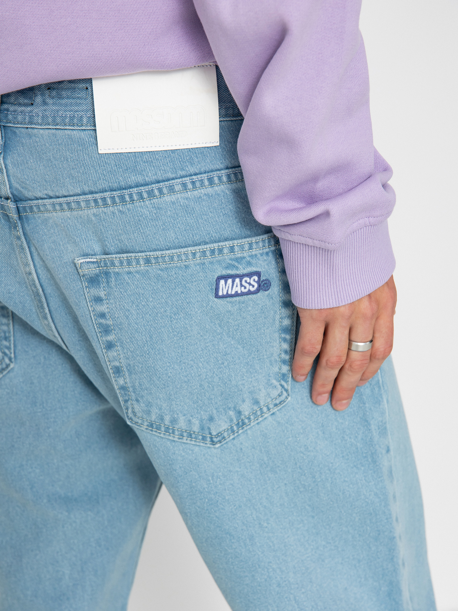 MassDnm Jeans Box Hose (light blue)