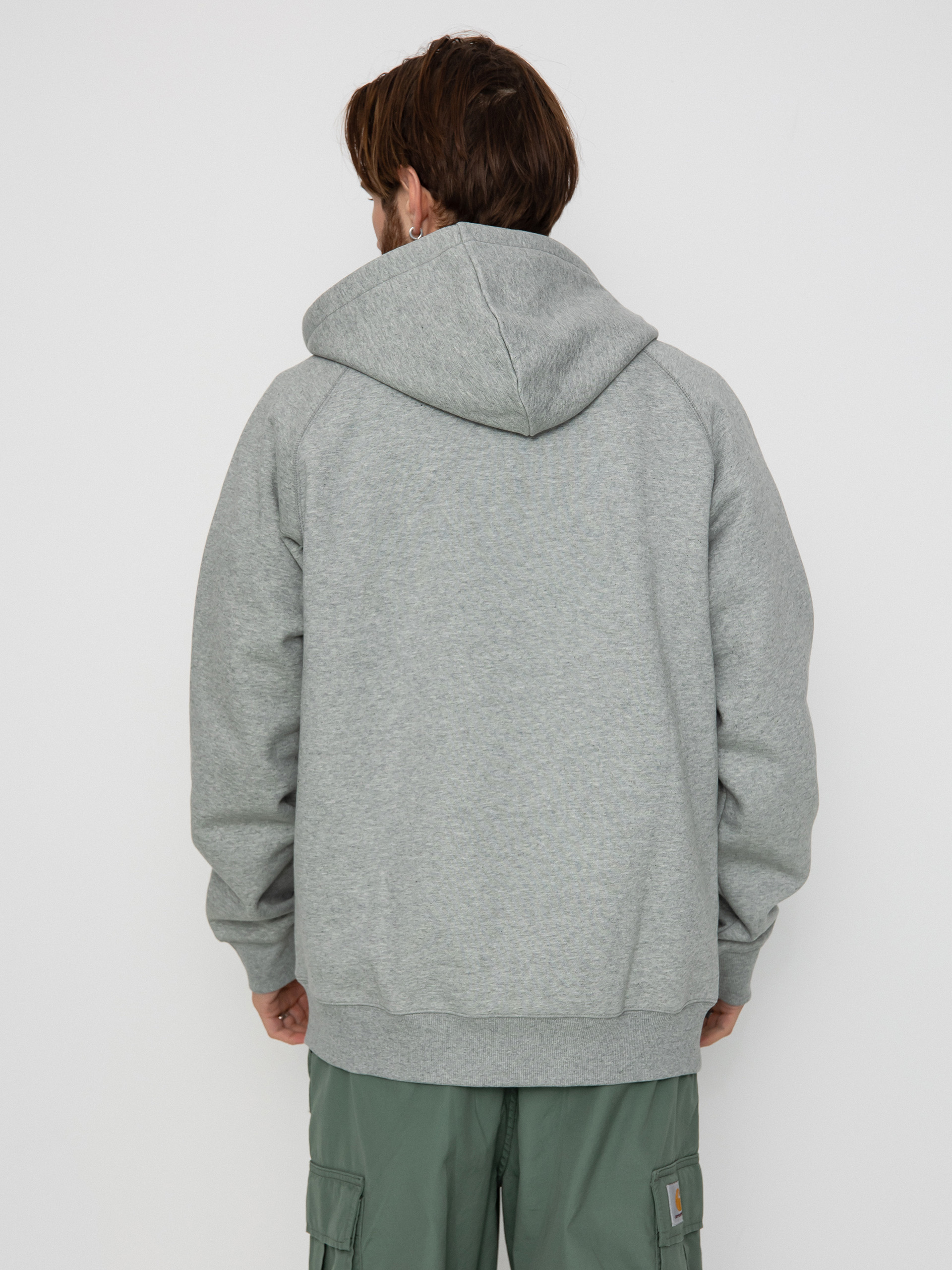 Carhartt WIP Hoodie Chase ZHD (grey heather/gold)