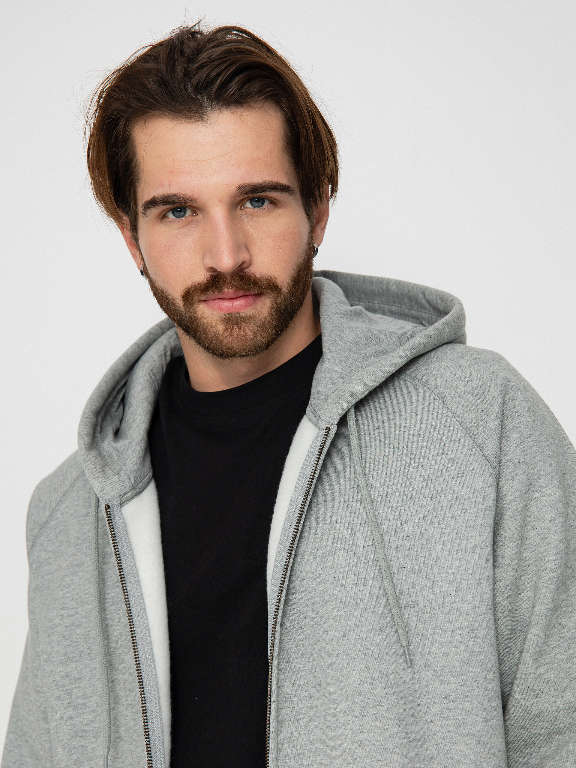 Carhartt WIP Hoodie Chase ZHD (grey heather/gold)