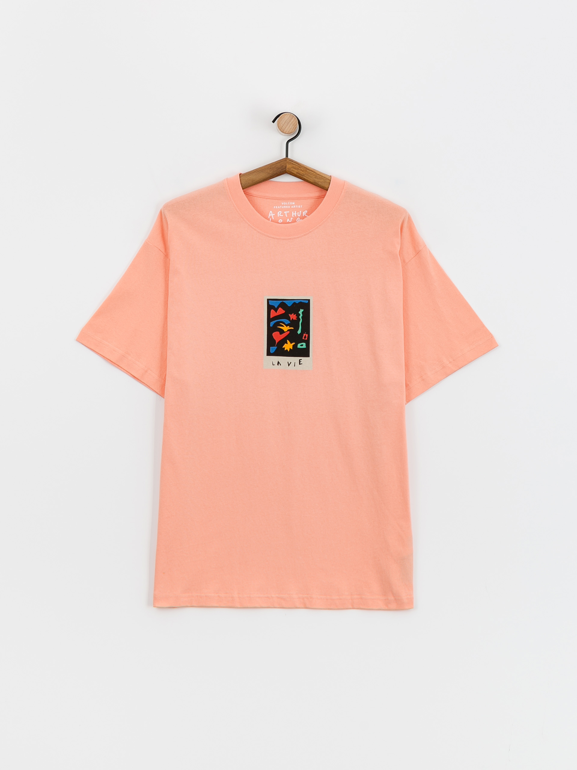 Volcom Fa Arthur Longo 3 Lse T-Shirt (salmon)