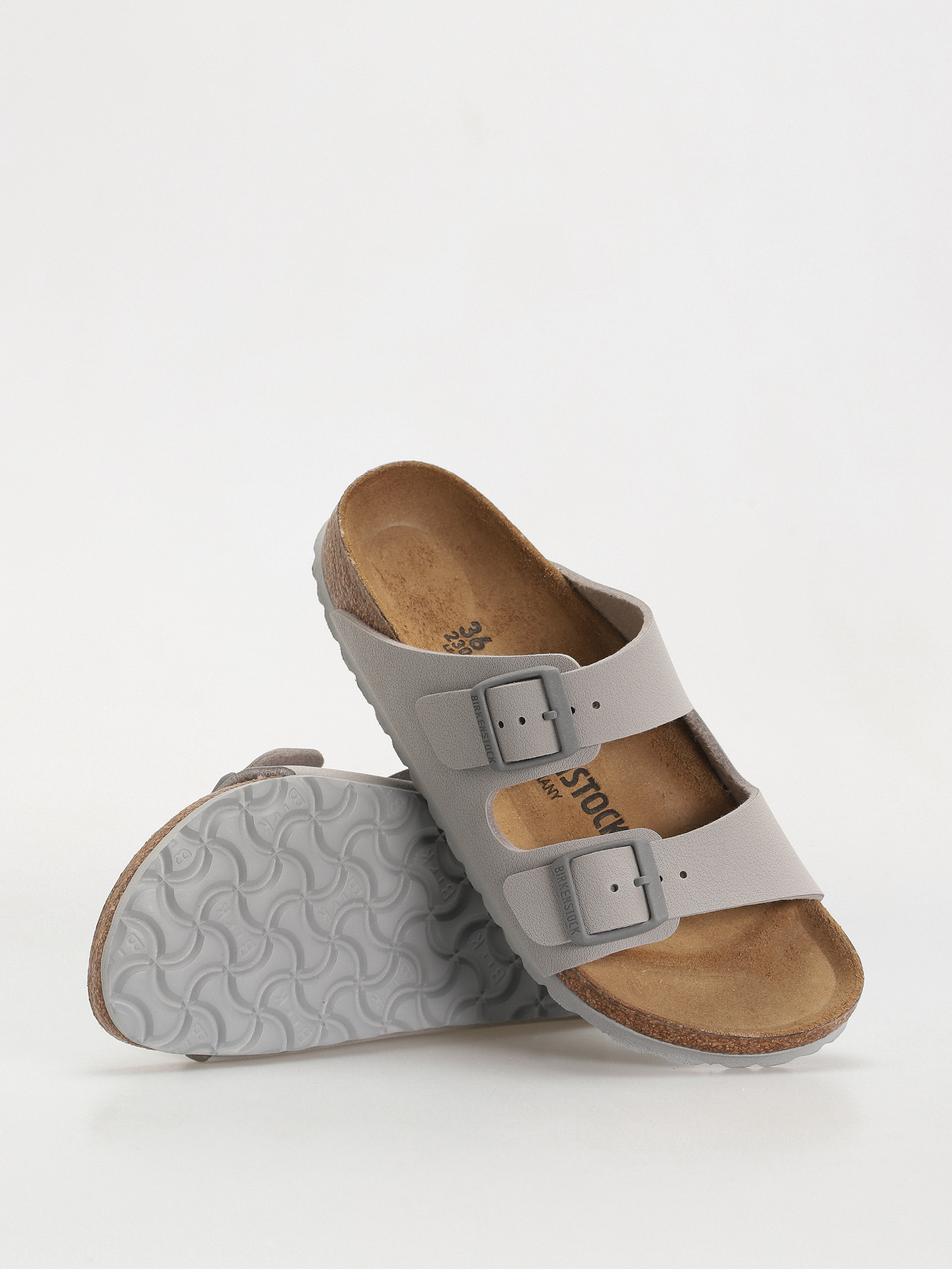 Birkenstock Arizona Birko Flor Narrow Wmn Flip-flops (stone coin)