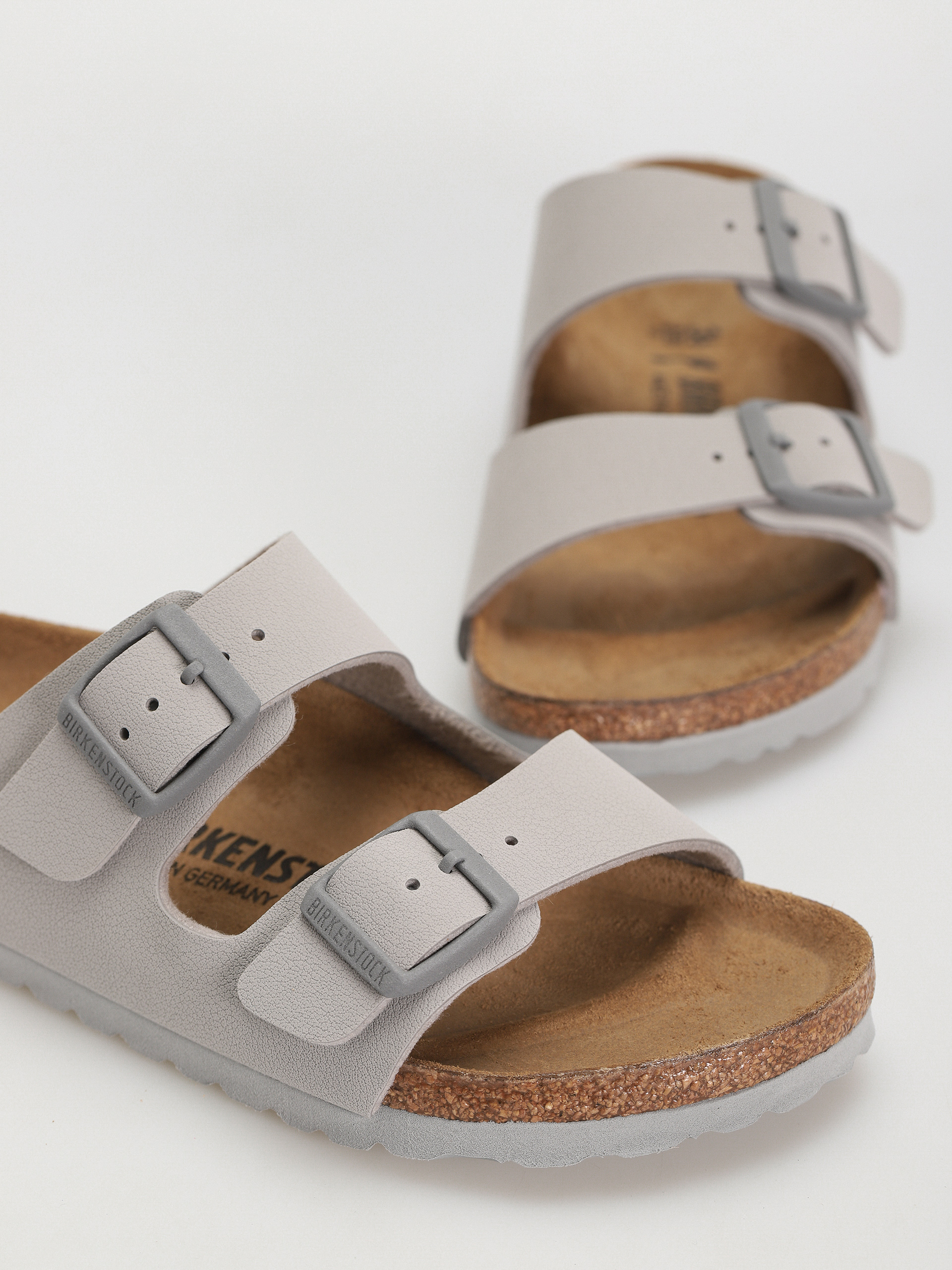 Birkenstock Arizona Birko Flor Narrow Wmn Flip-flops (stone coin)
